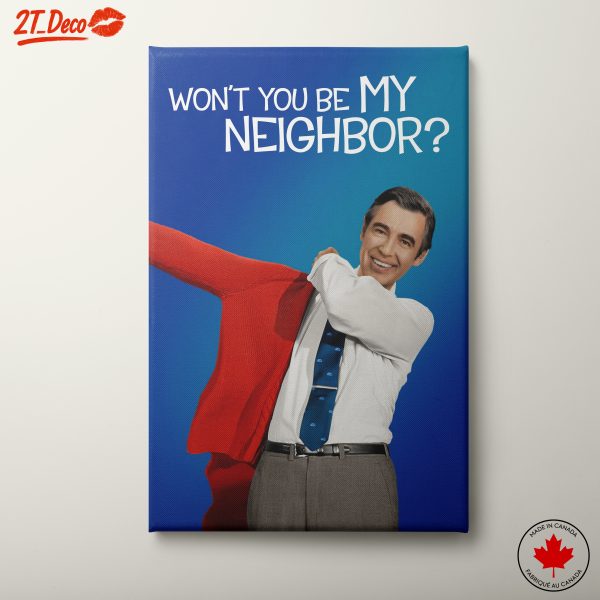 Inspirational Figure Wall Art Featuring Fred Rogers