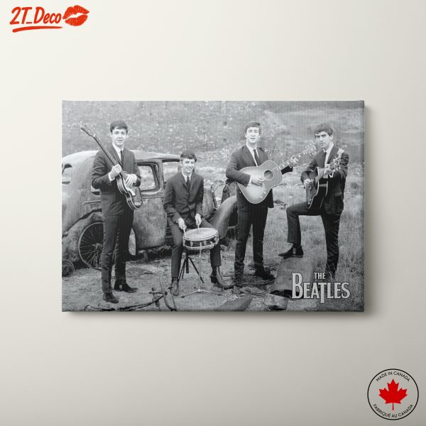 The Beatles Vintage Black and White Art