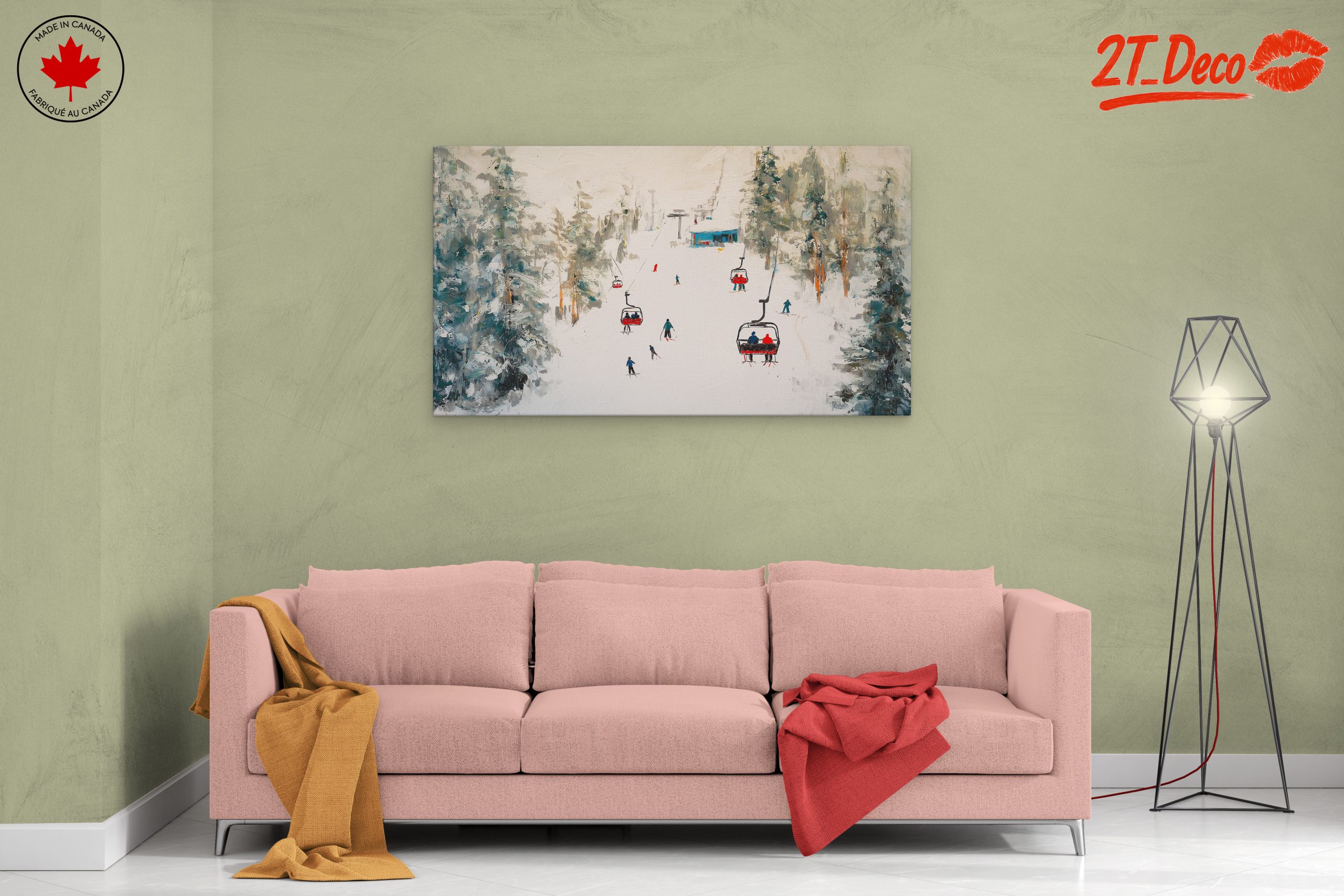 Skiing in a Snowy Landscape - Image 2
