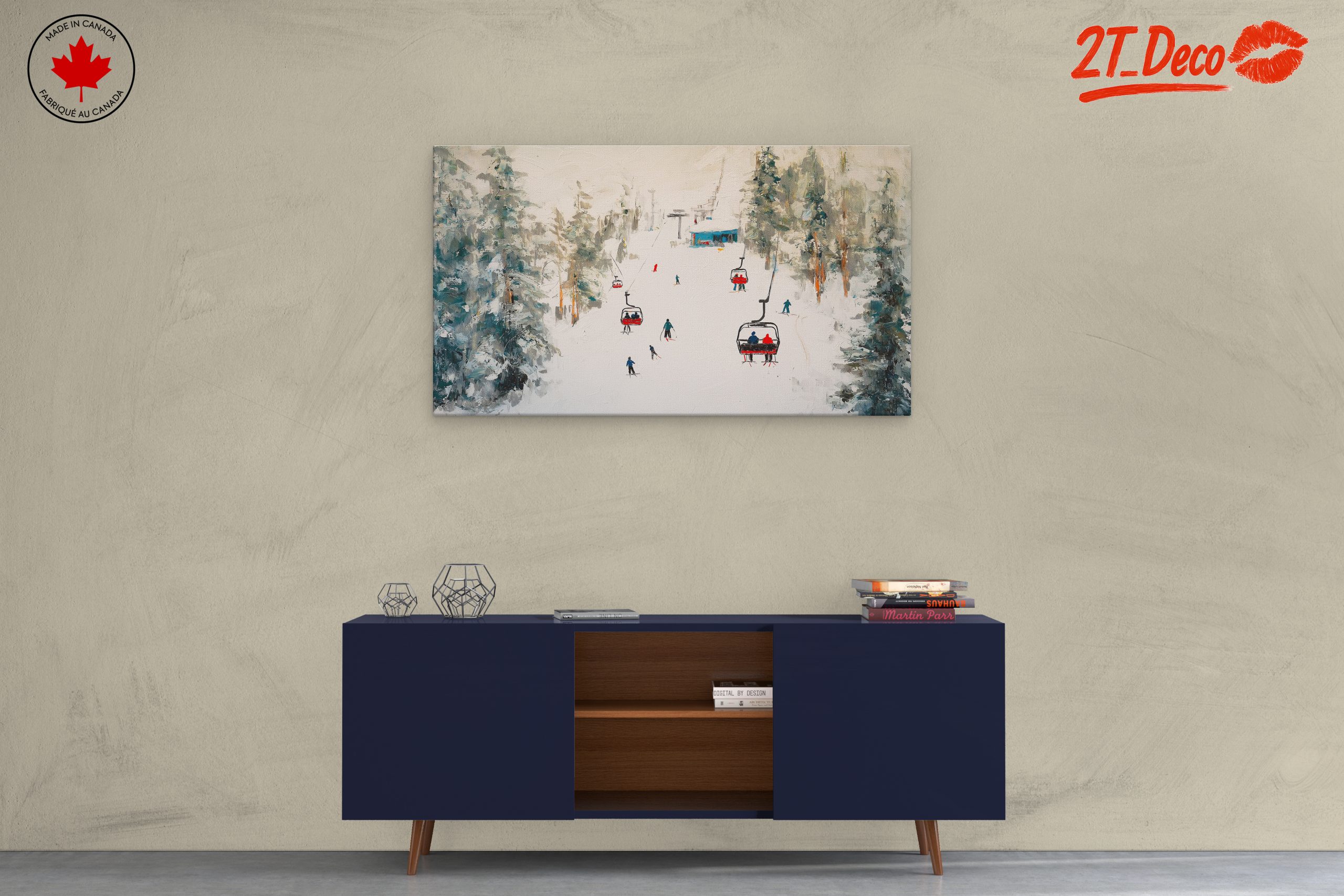Skiing in a Snowy Landscape - Image 3