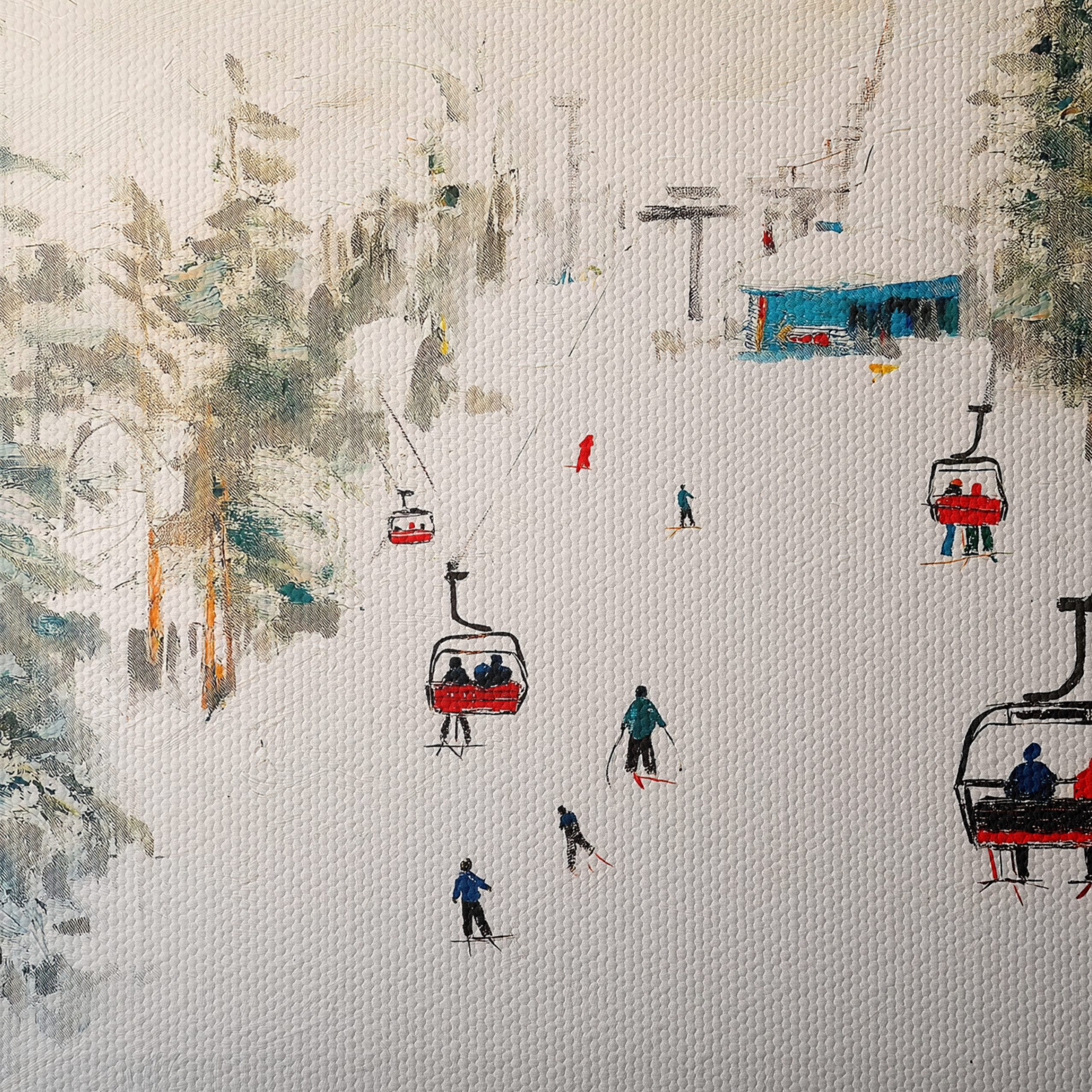 Skiing in a Snowy Landscape - Image 4