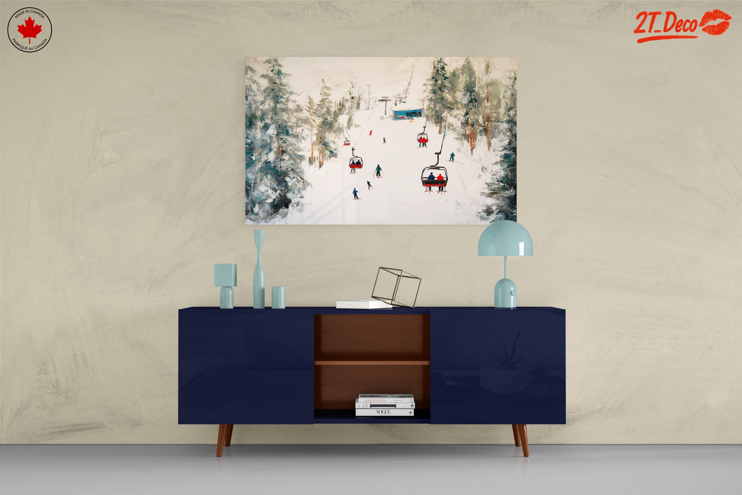 Skiing in a Snowy Landscape - Image 8