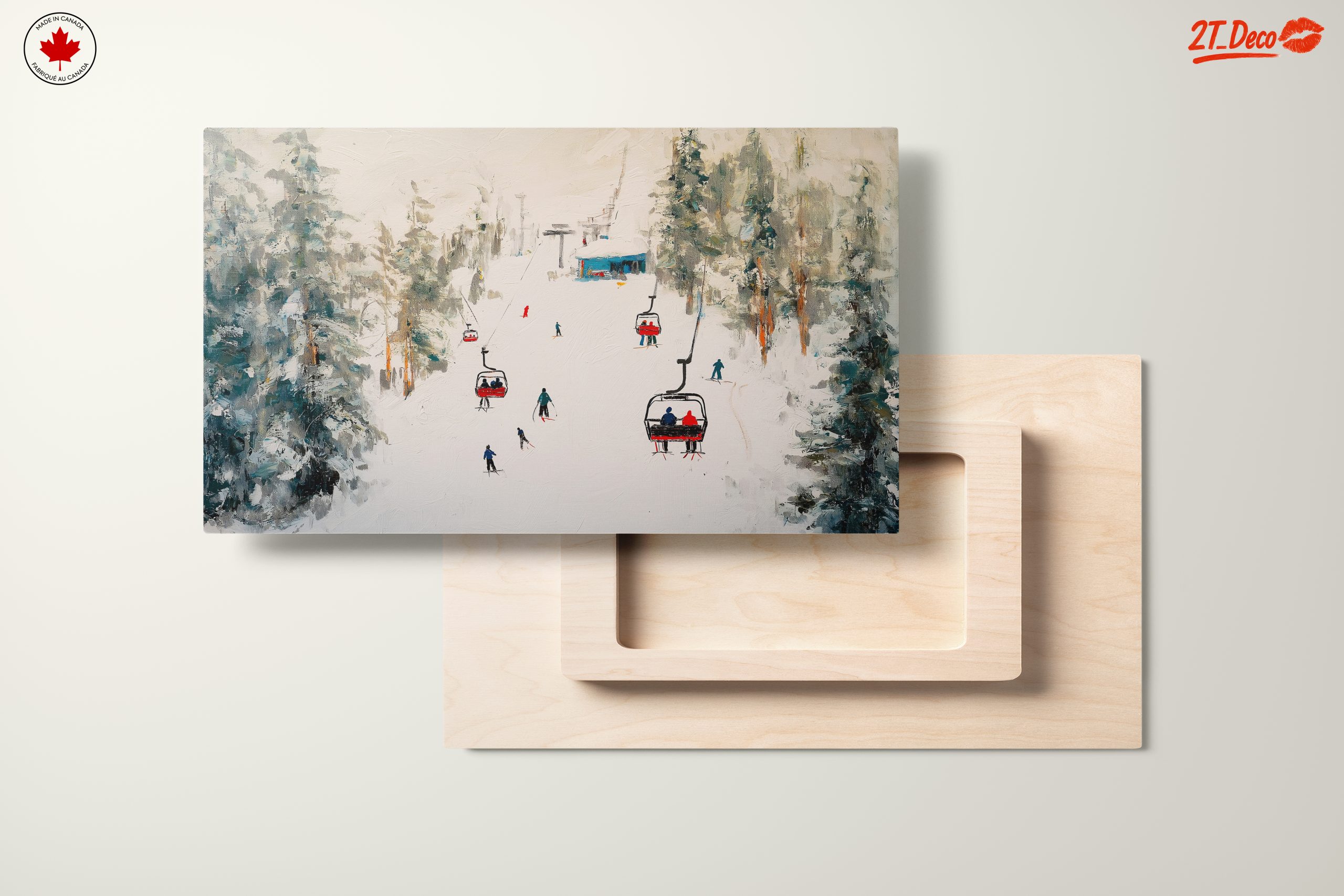 Skiing in a Snowy Landscape - Image 11