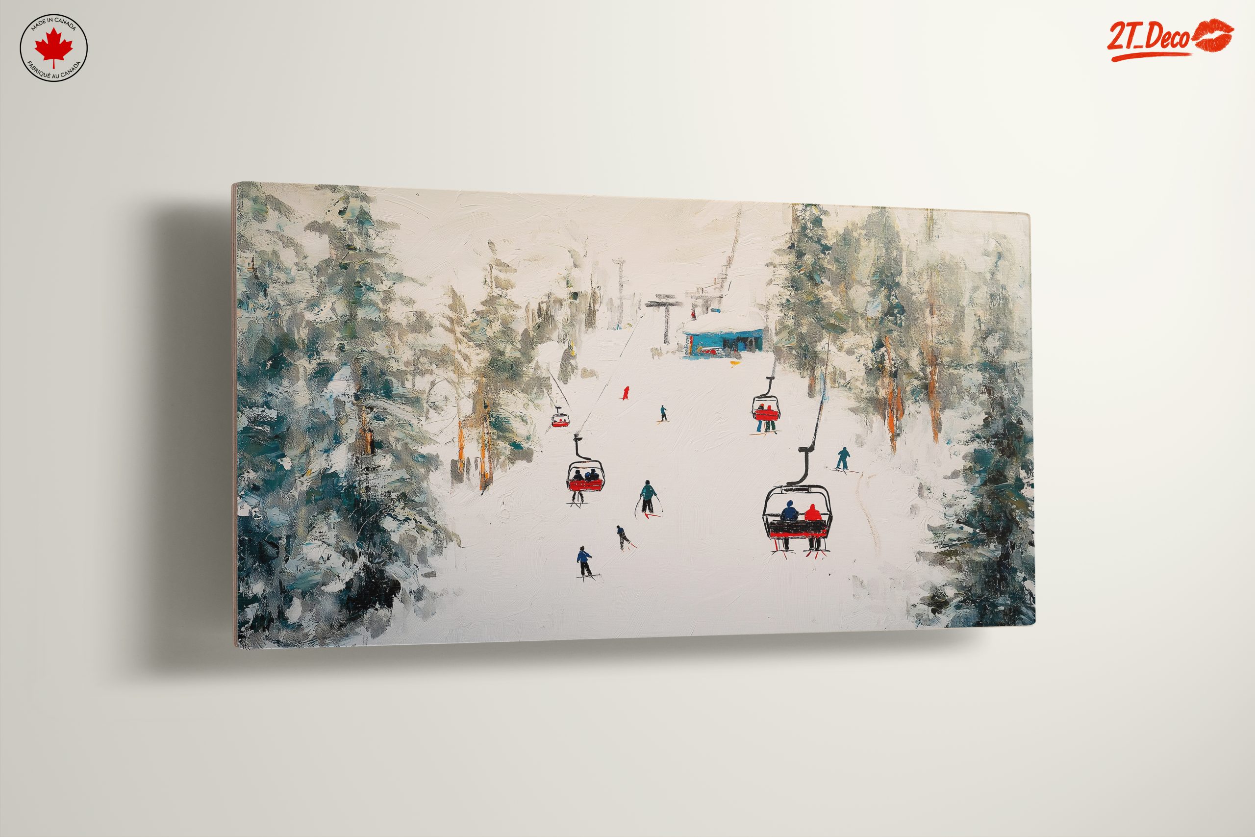 Skiing in a Snowy Landscape - Image 13
