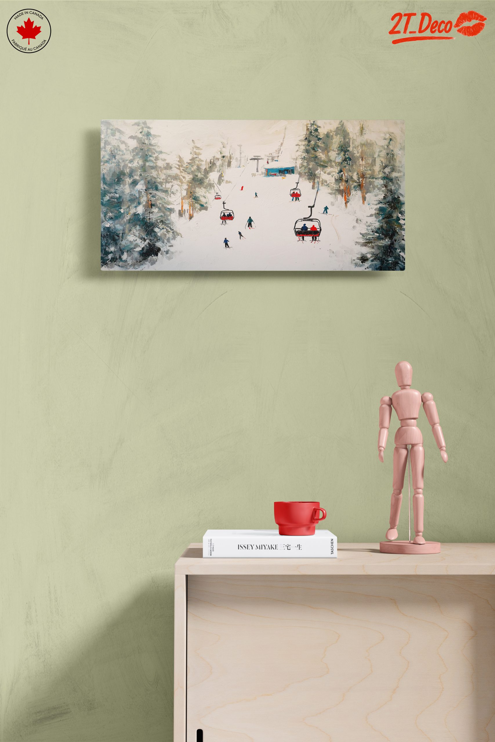Skiing in a Snowy Landscape - Image 14