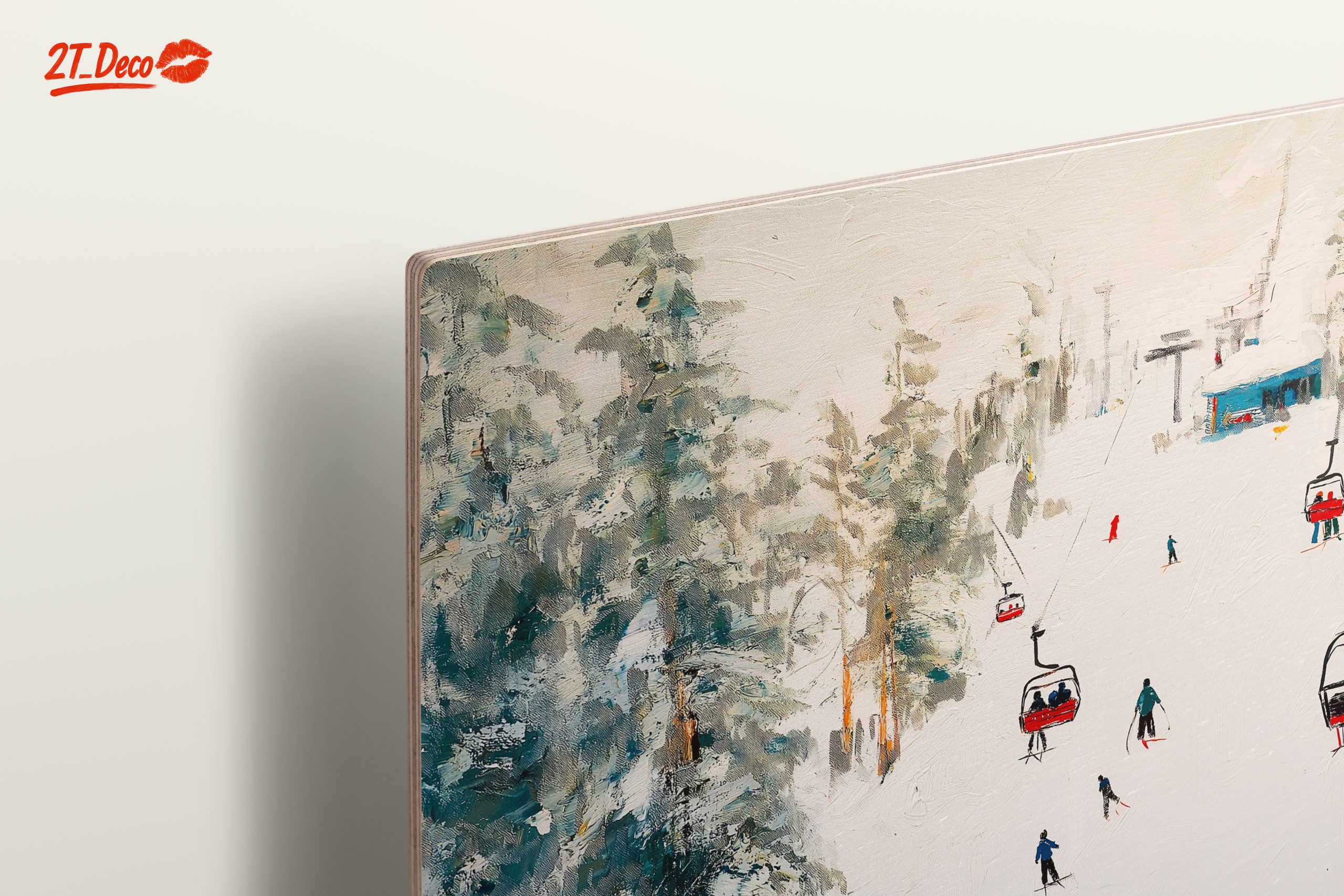 Skiing in a Snowy Landscape - Image 15