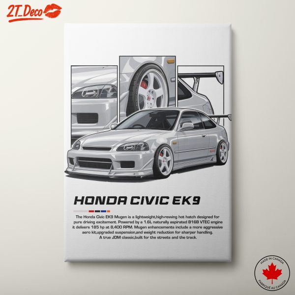 Honda Civic EK9 Mugen Poster