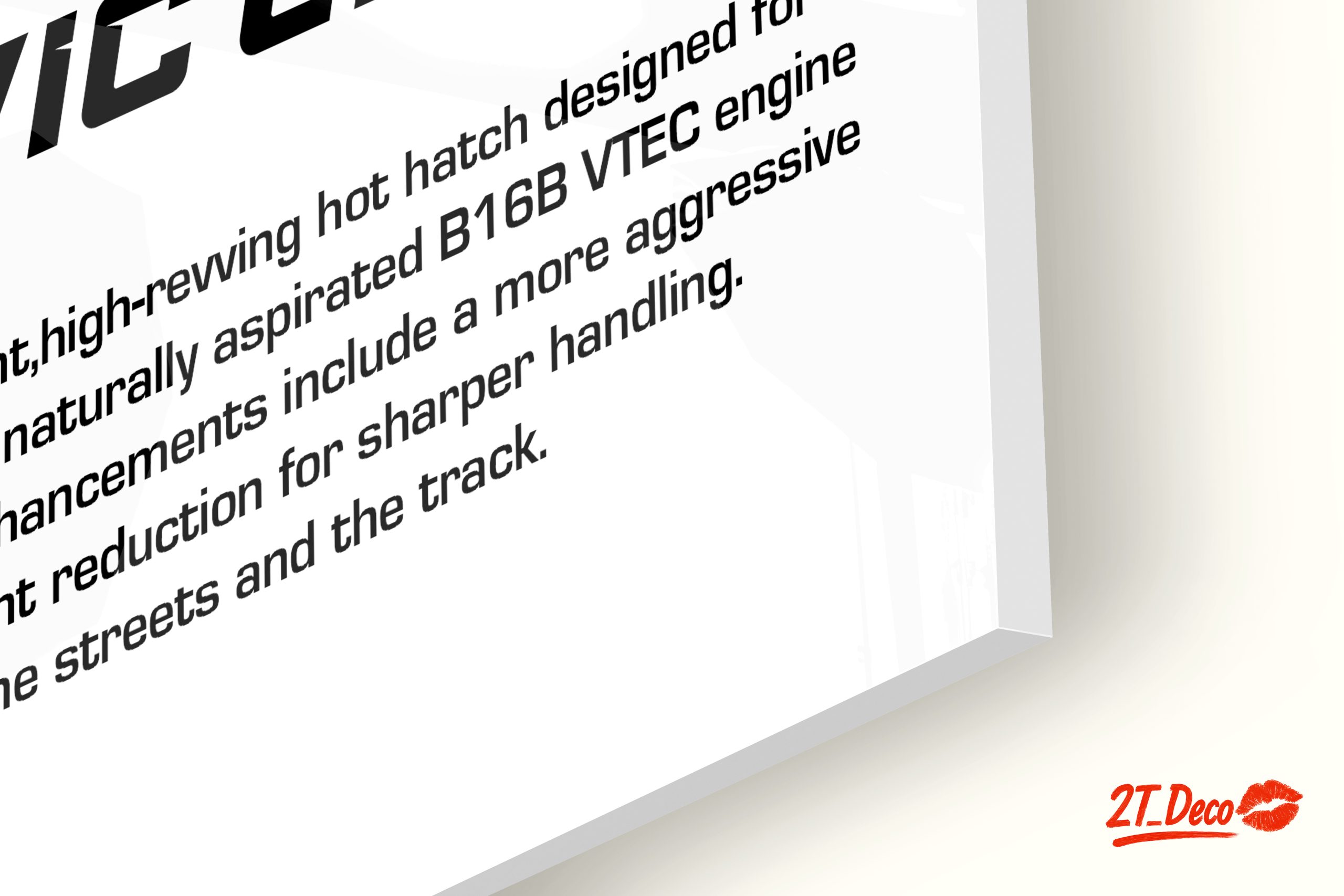Honda Civic EK9 Mugen Poster - Image 9
