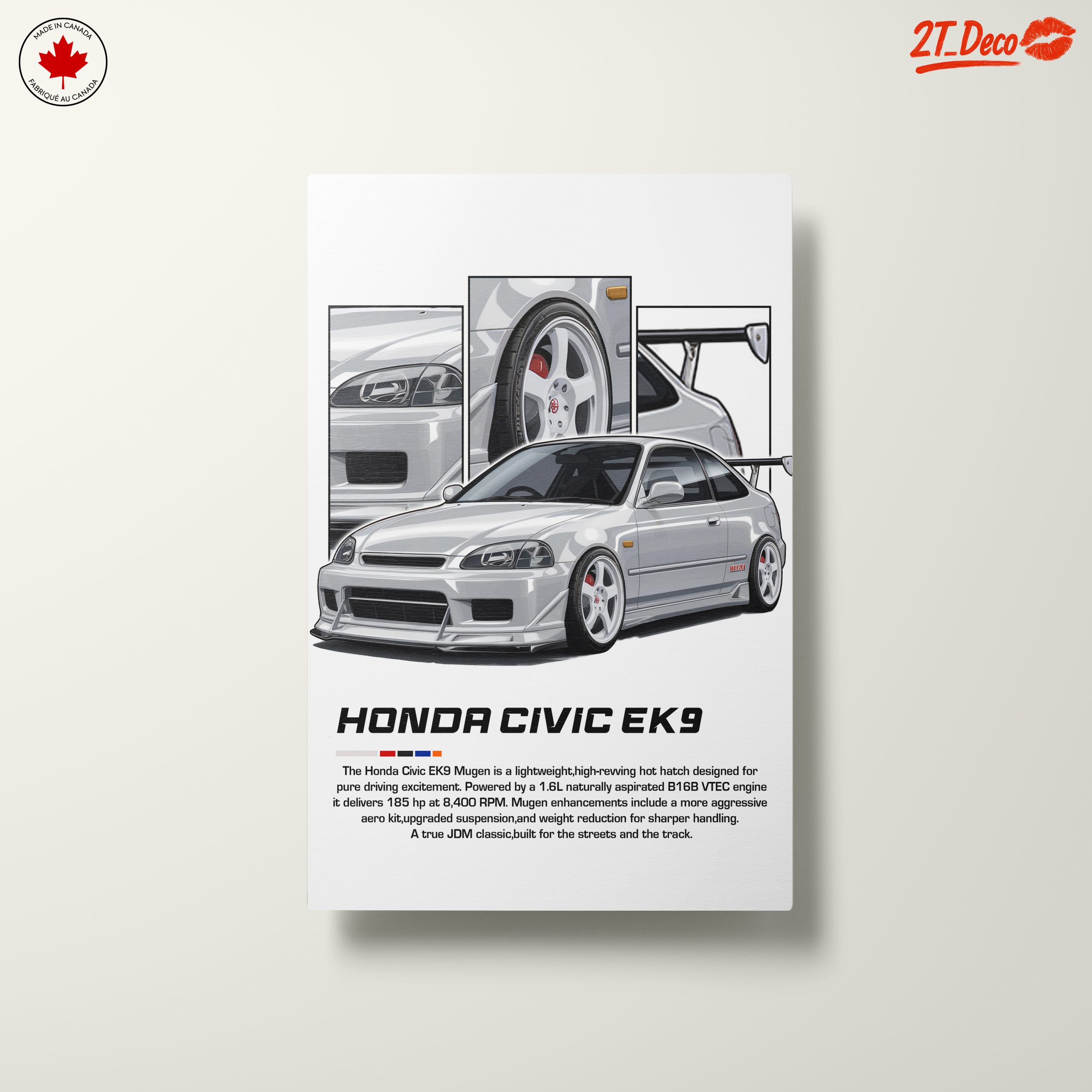 Honda Civic EK9 Mugen Poster - Image 10