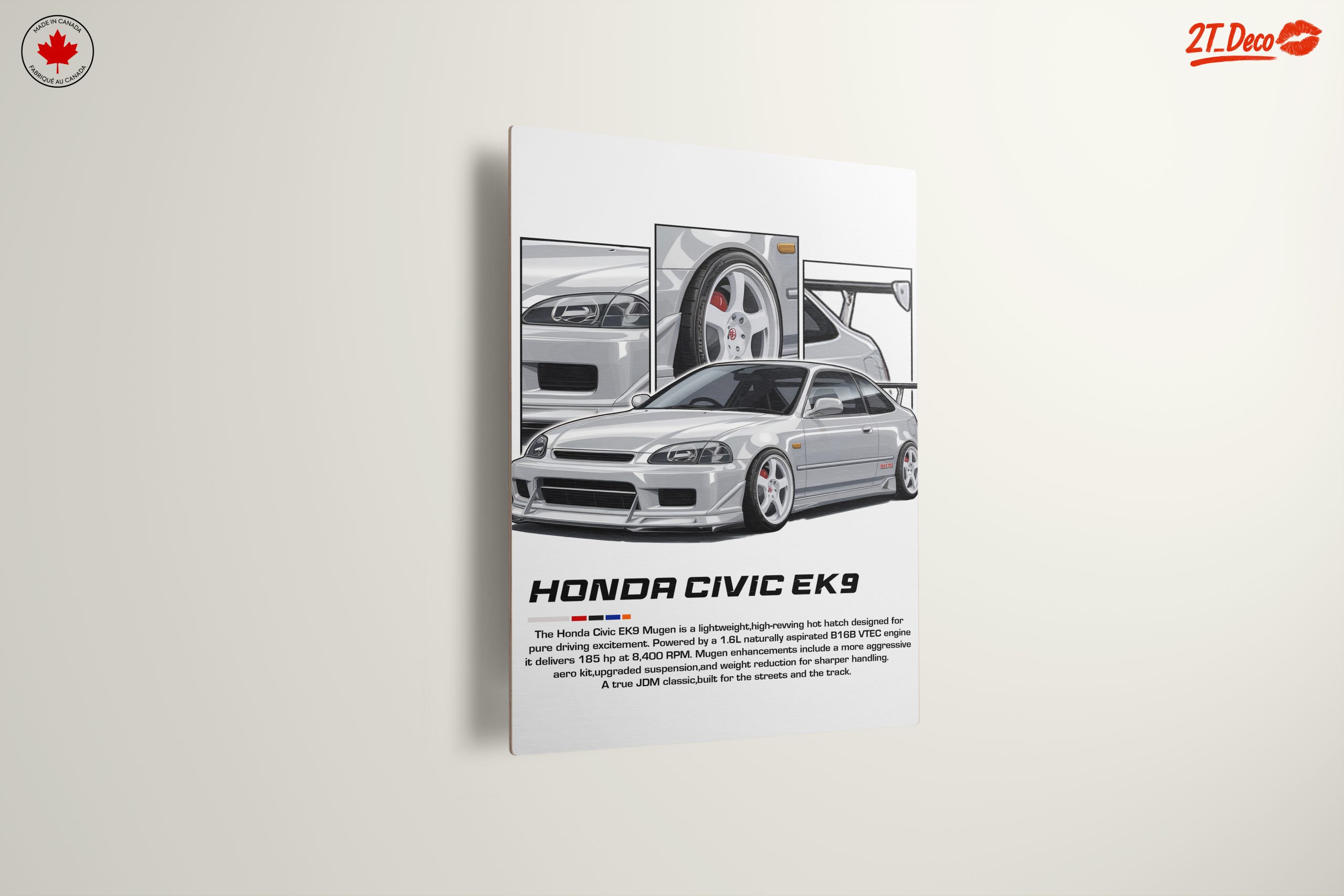 Honda Civic EK9 Mugen Poster - Image 13