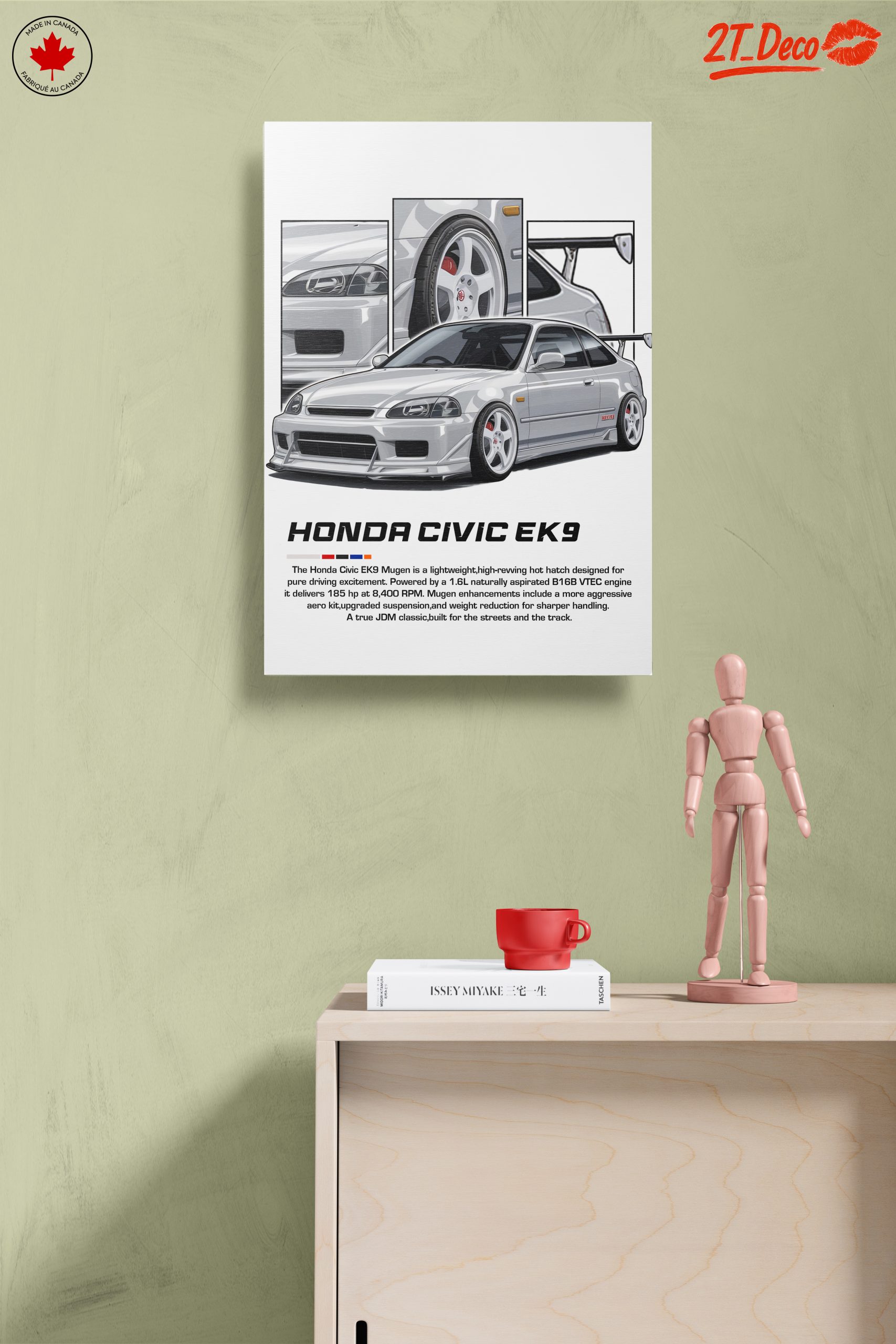 Honda Civic EK9 Mugen Poster - Image 14