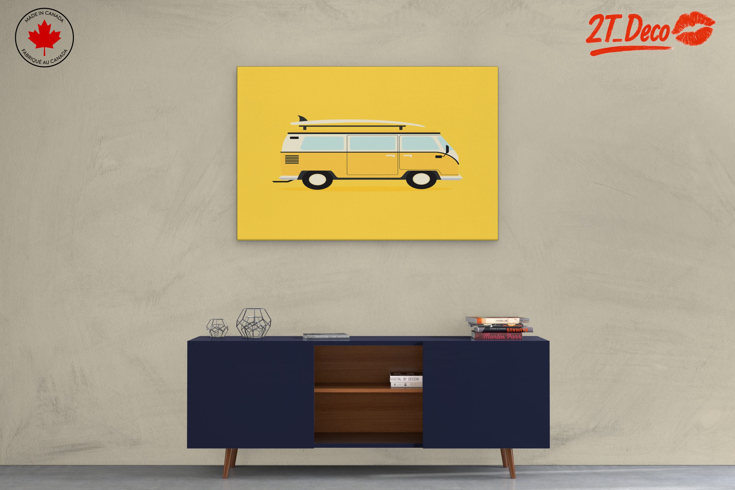 Retro Surf Van Art - Image 3