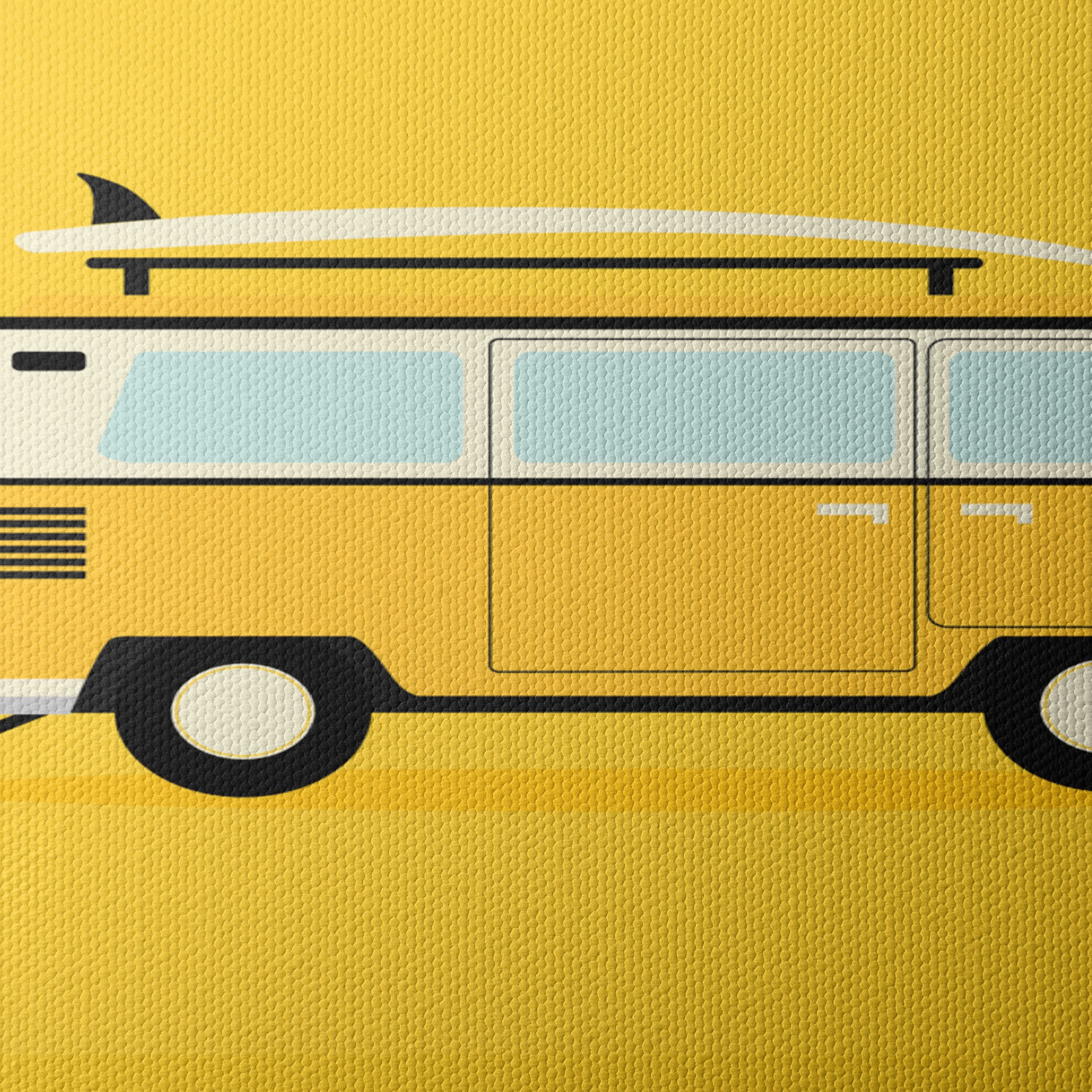 Retro Surf Van Art - Image 4