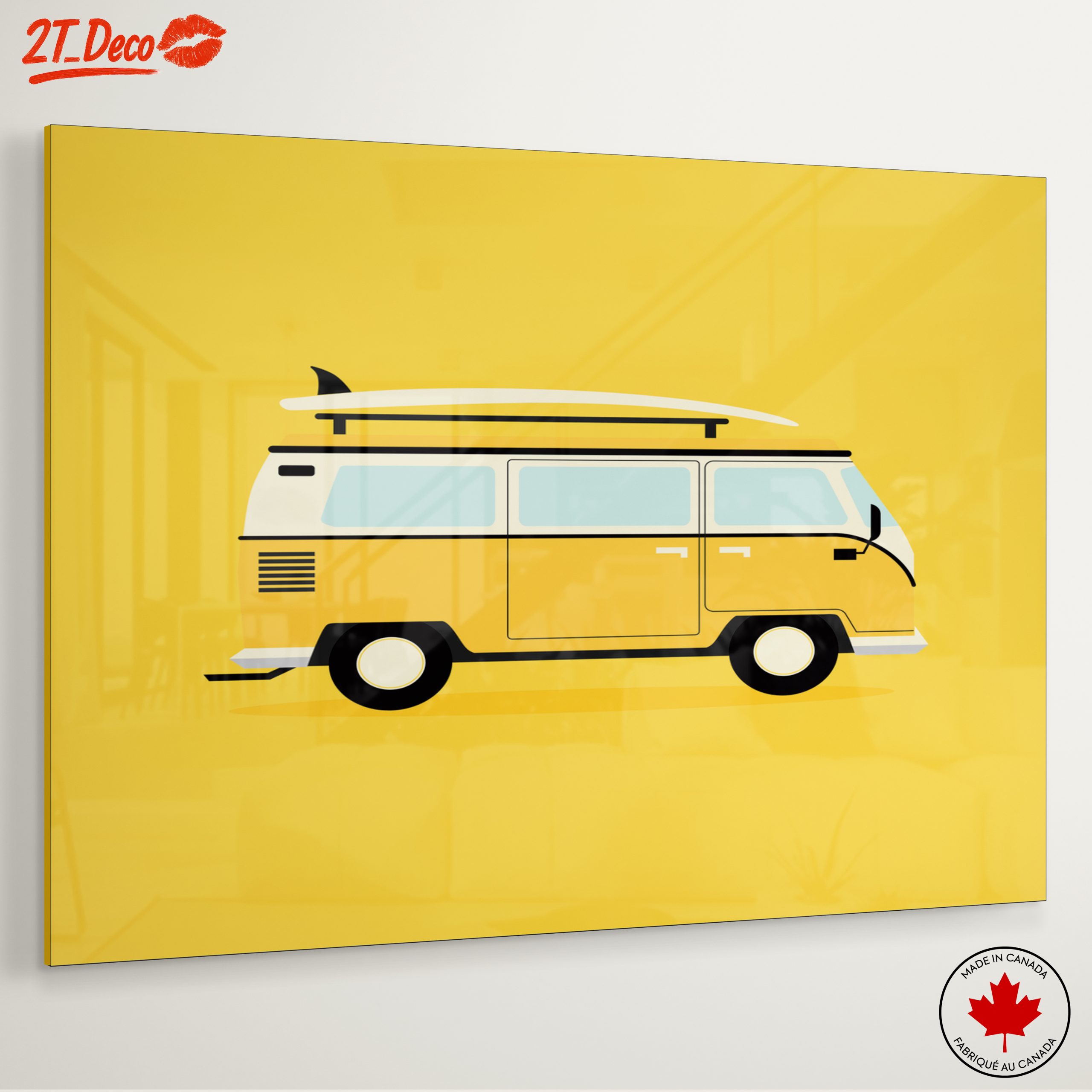 Retro Surf Van Art - Image 6