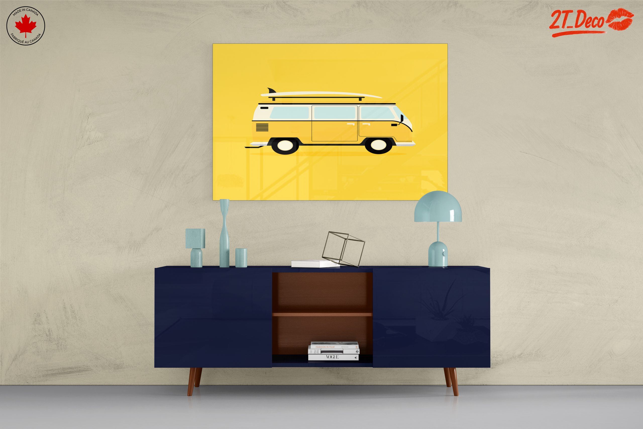 Retro Surf Van Art - Image 8