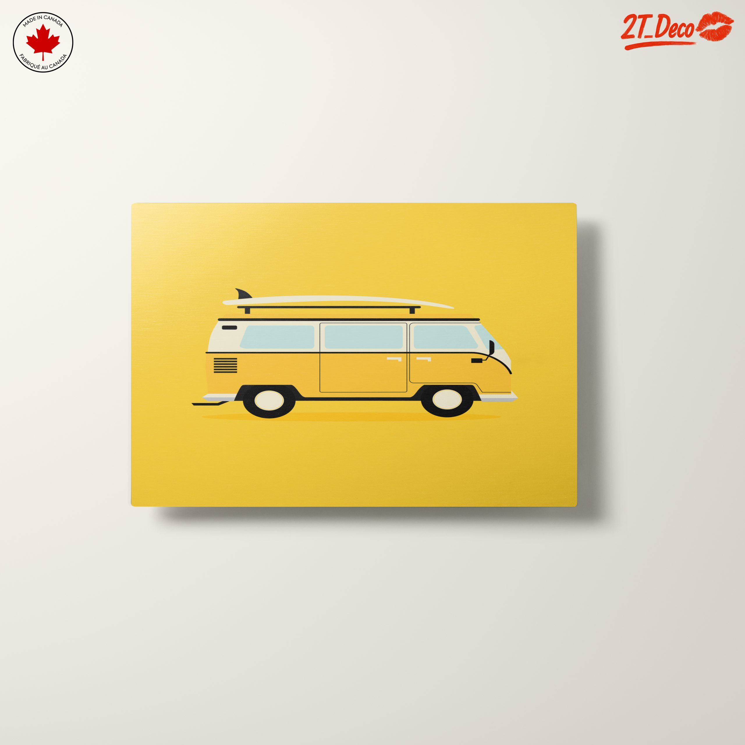 Retro Surf Van Art - Image 10