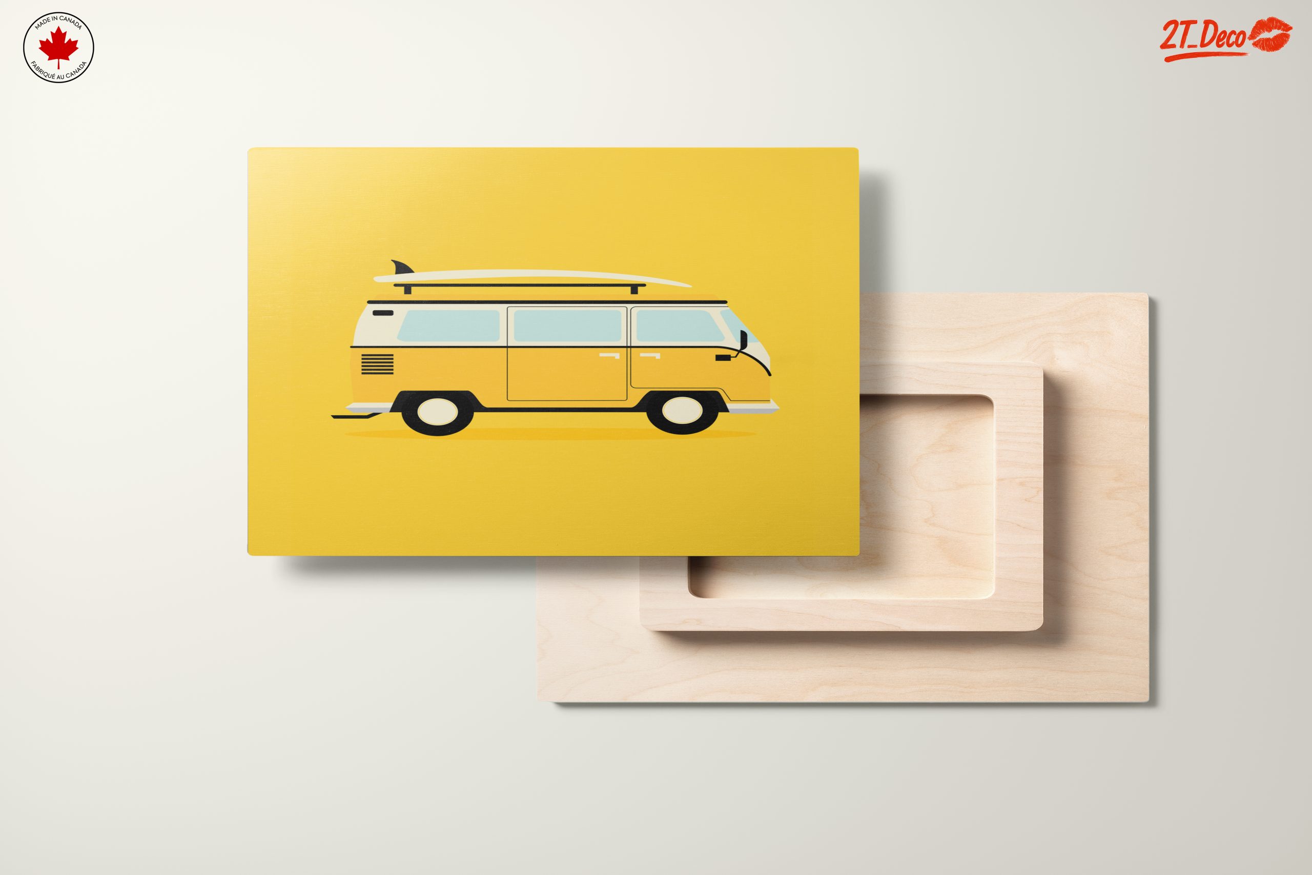 Retro Surf Van Art - Image 11