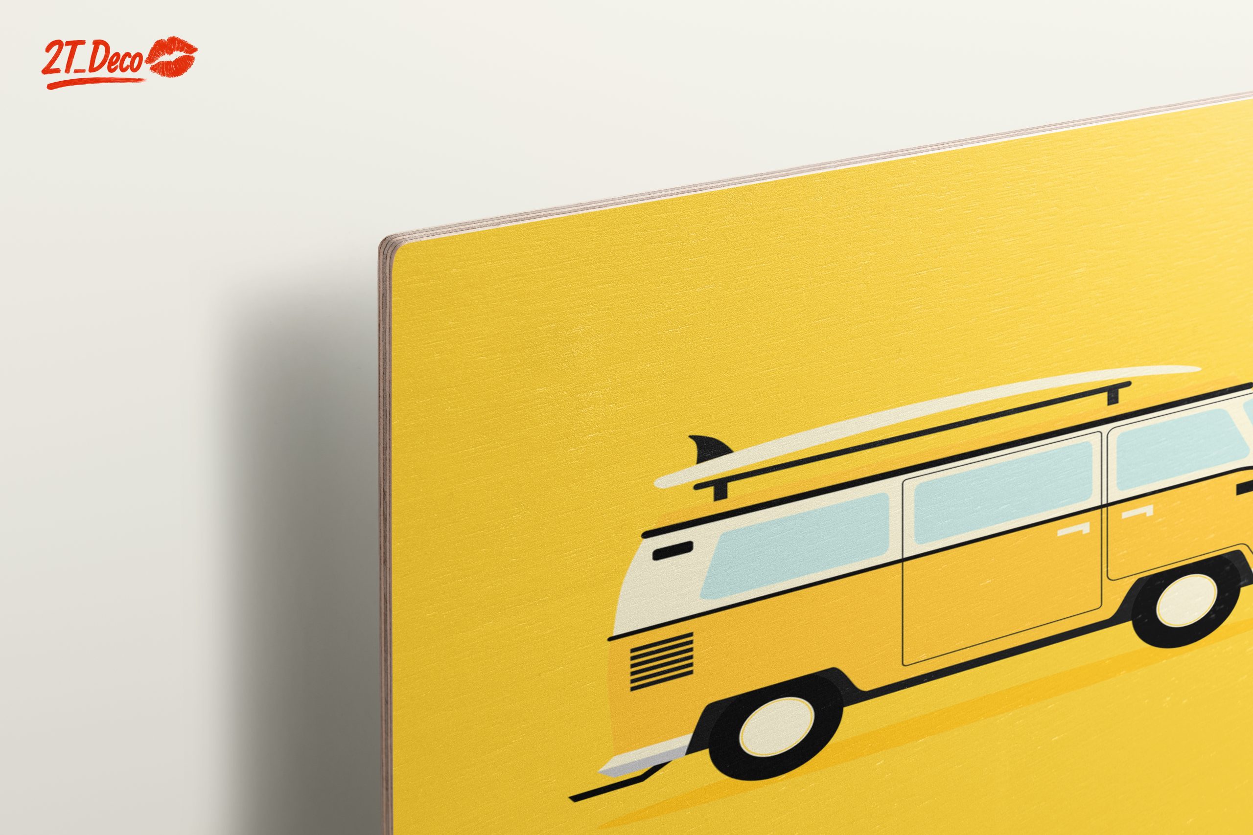 Retro Surf Van Art - Image 15