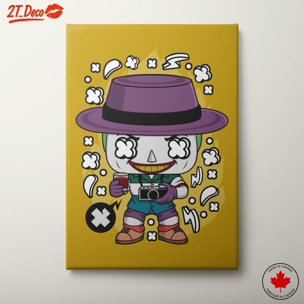 Joker Character Art in Vibrant Style