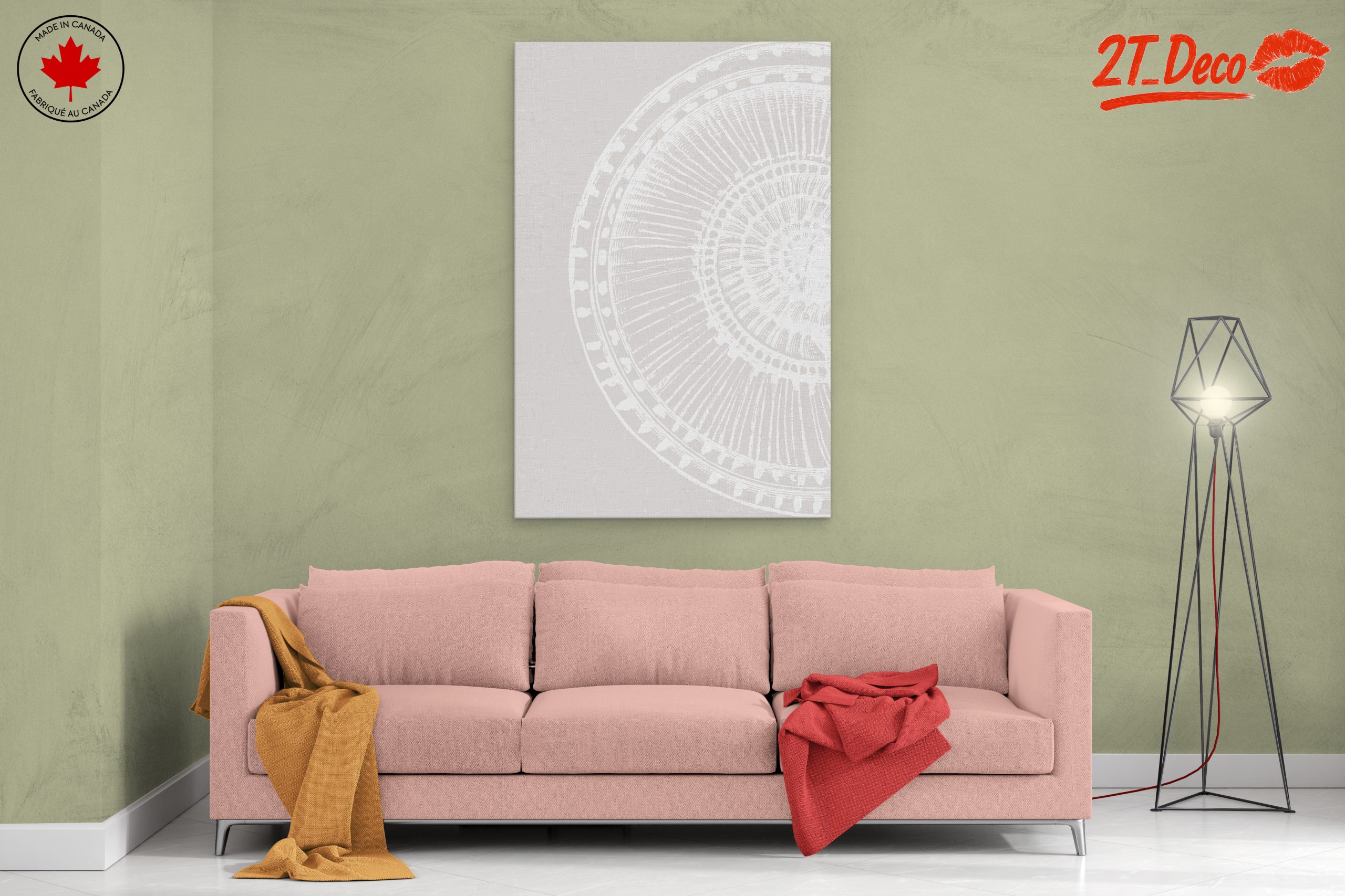 Elegant Circular Aura Art Design - Image 2