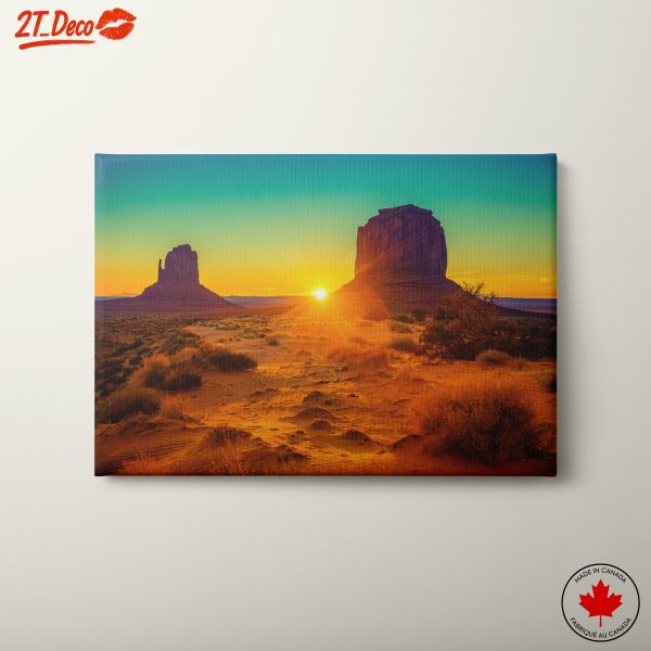 Breathtaking Sunset Over Monument Valley