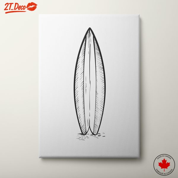 Stylish Surfboard Artwork for Beach Lovers