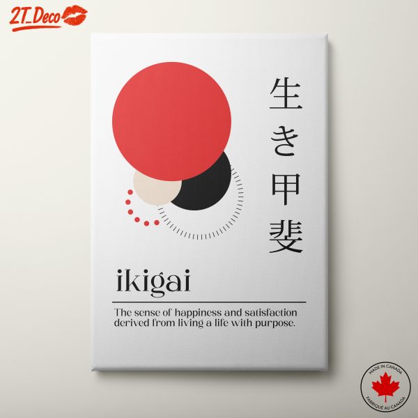 Ikigai Inspirational Aesthetic Art