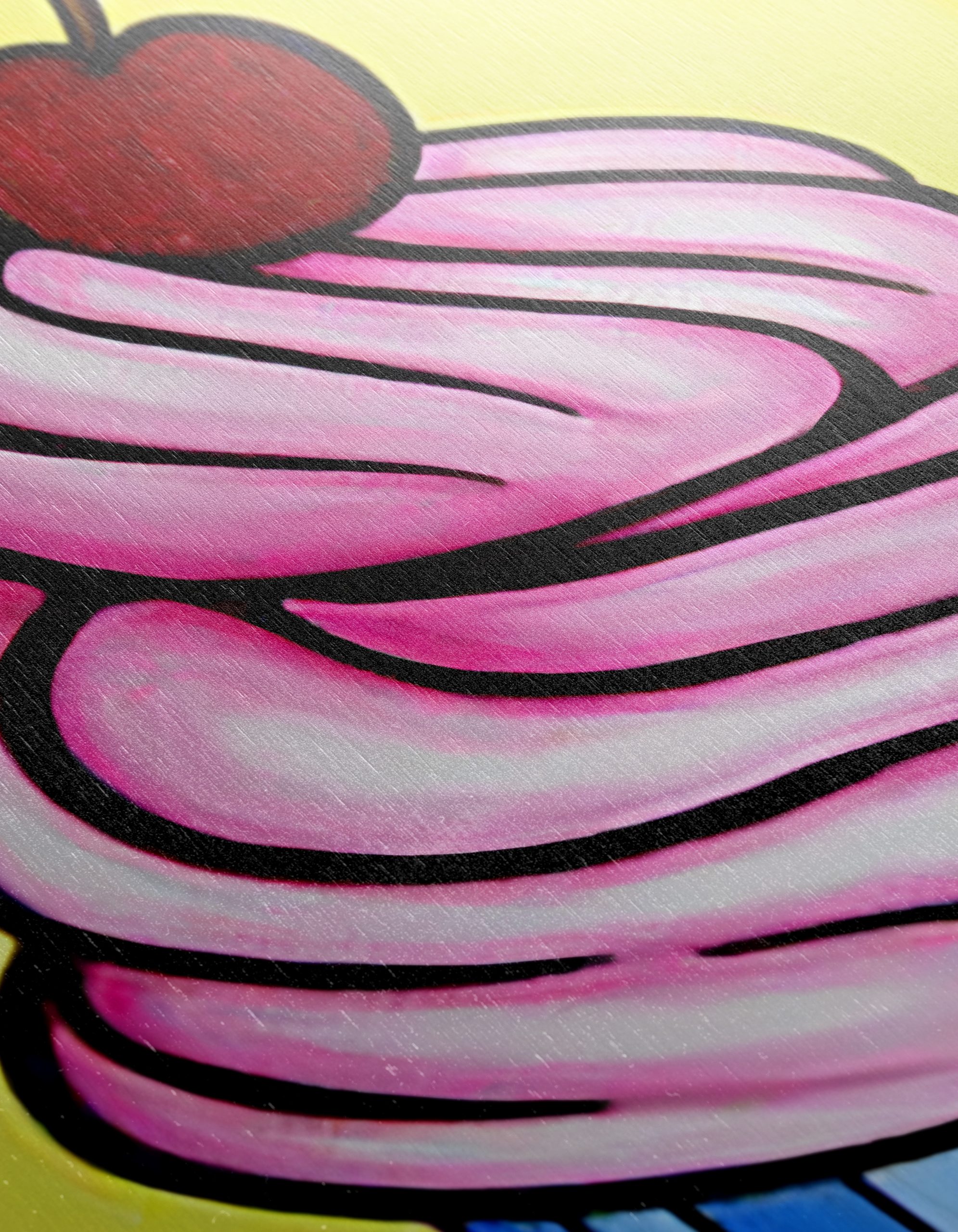 Vibrant Cupcake Art with Cherry - Image 12