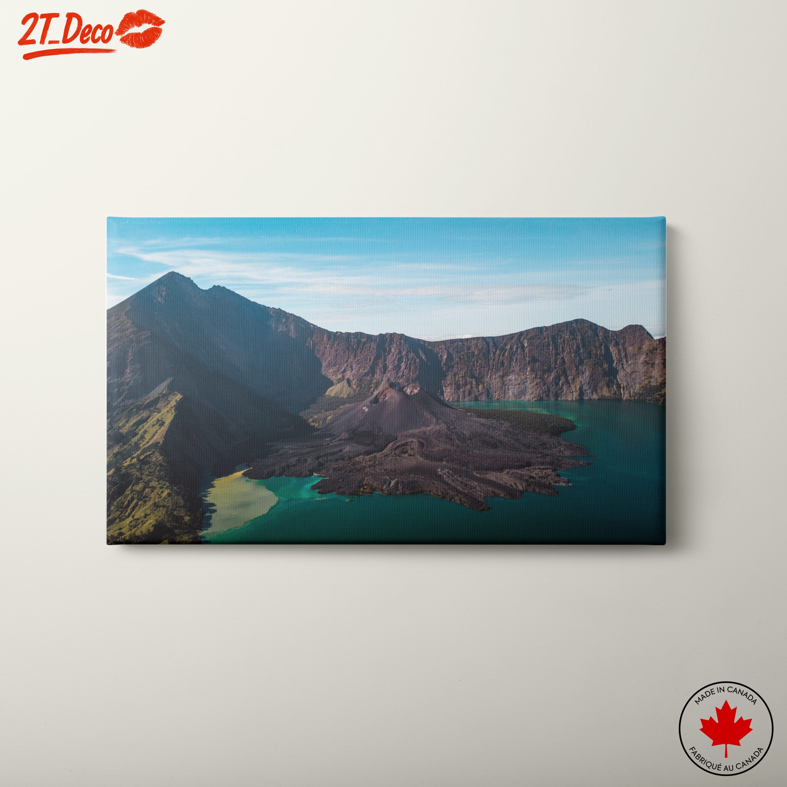 Breathtaking Volcanic Landscape Artwork
