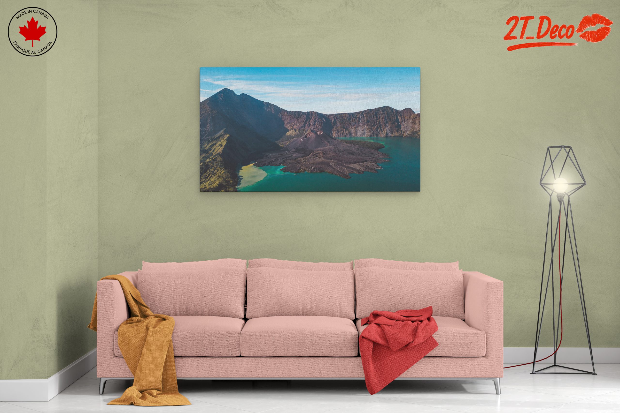 Breathtaking Volcanic Landscape Artwork - Image 2