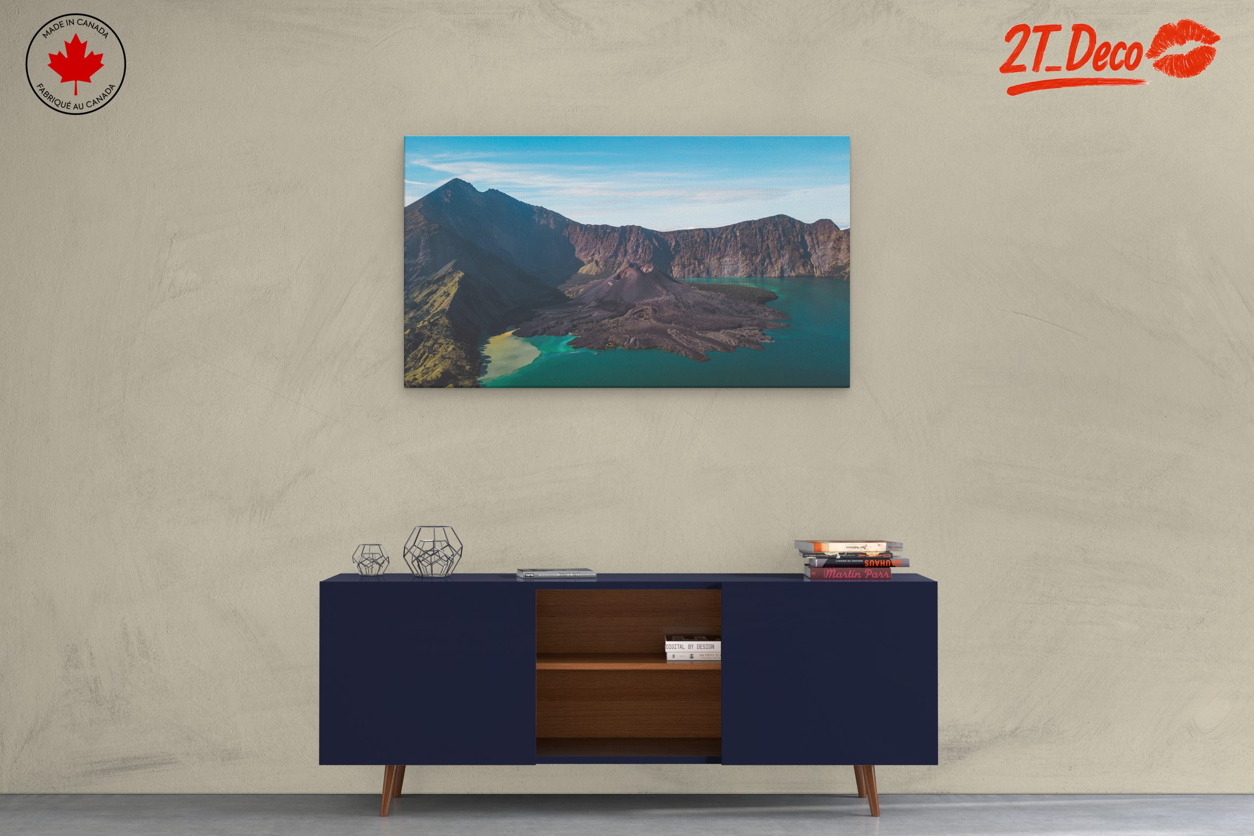 Breathtaking Volcanic Landscape Artwork - Image 3