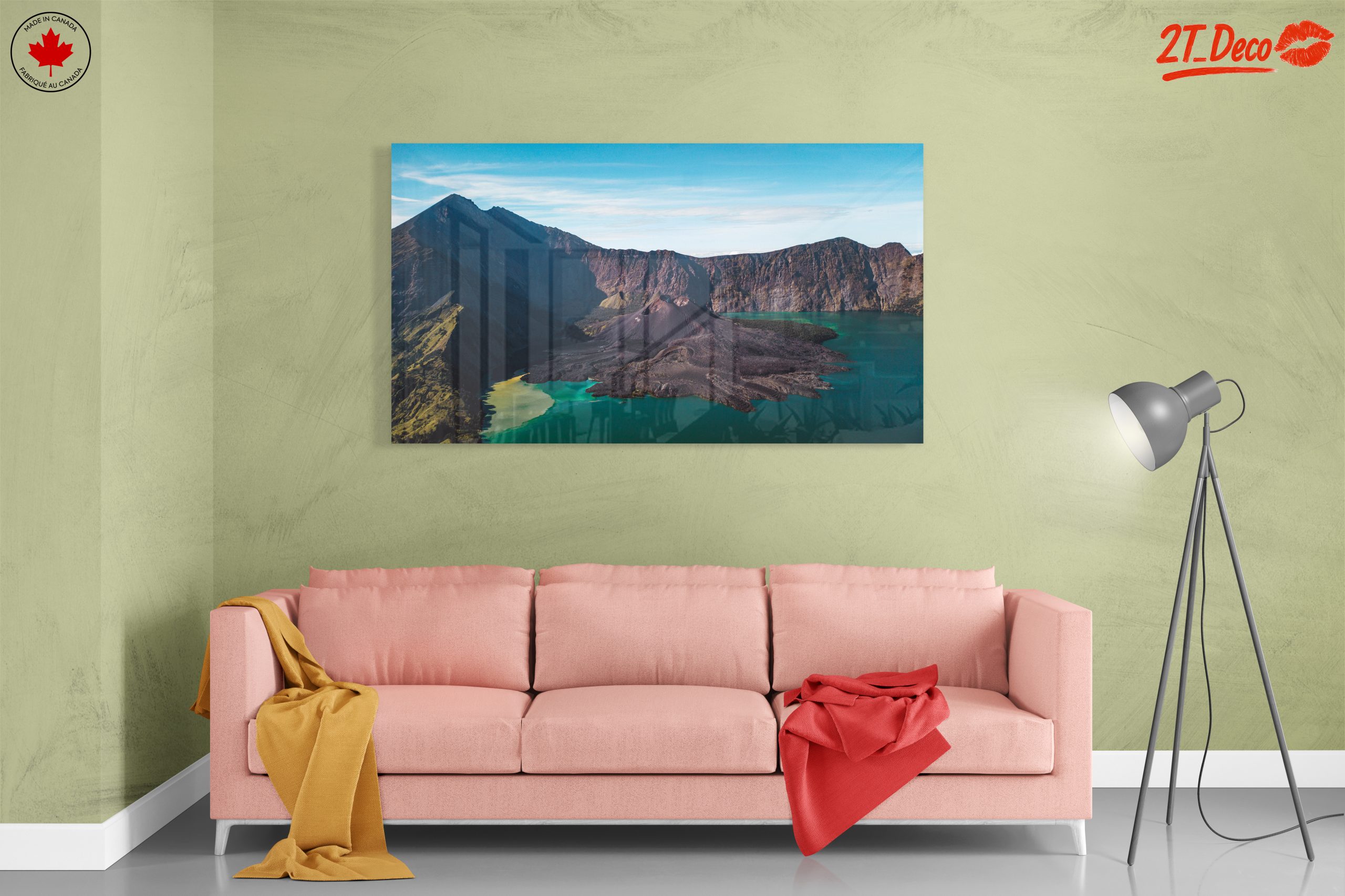 Breathtaking Volcanic Landscape Artwork - Image 7