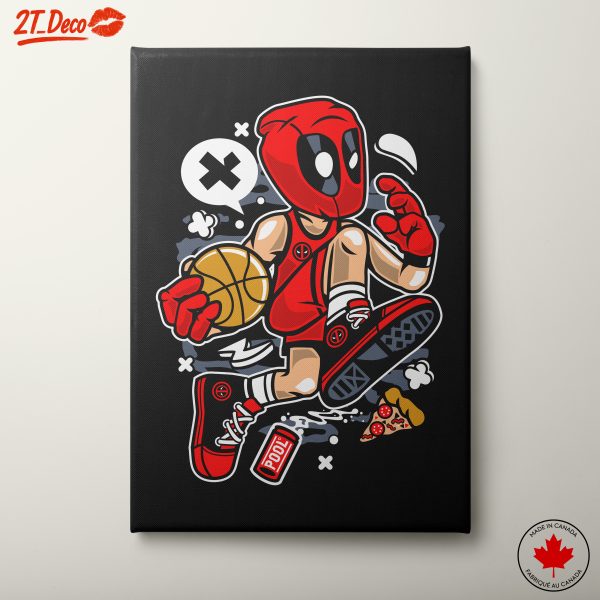 Playful Basketball Character Art