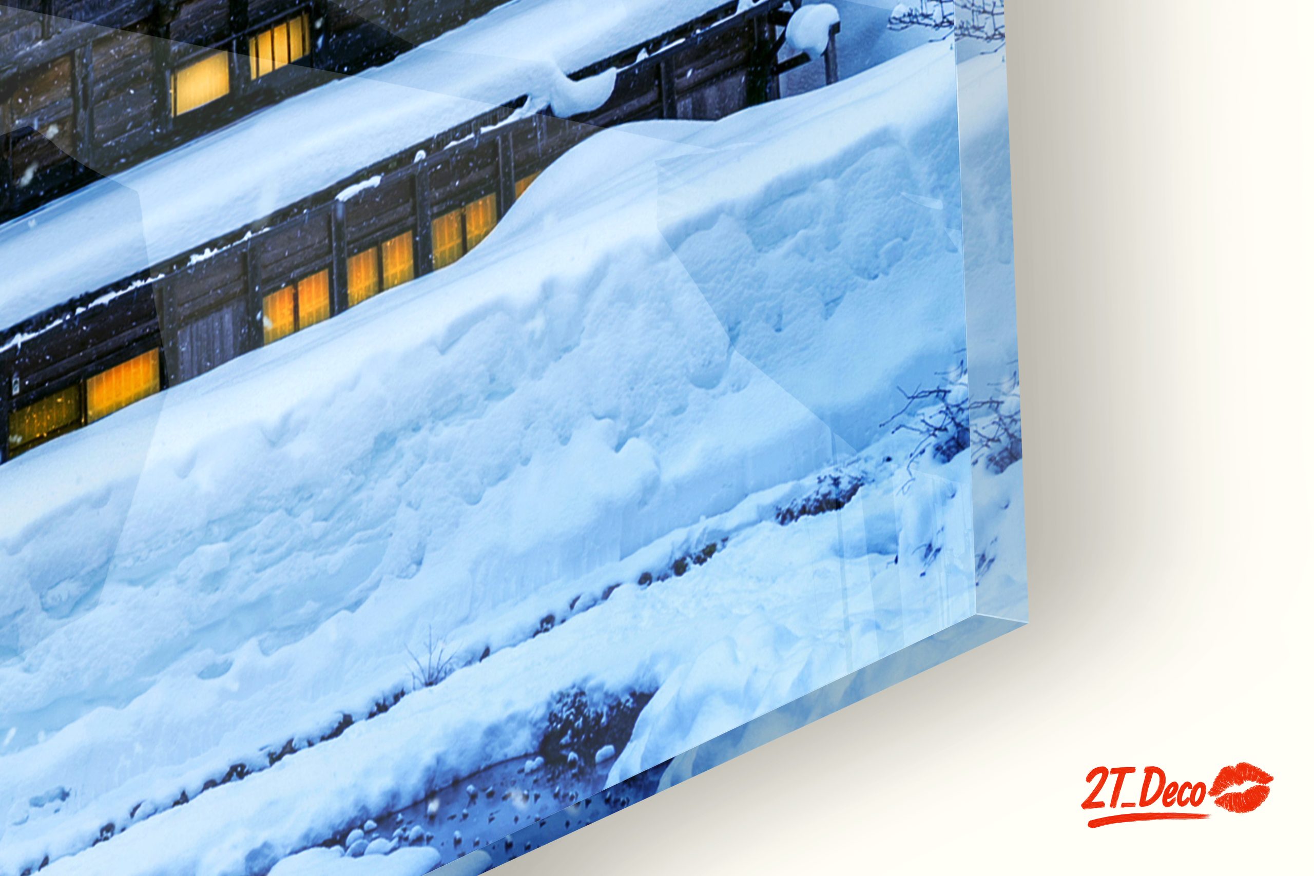Charming Snowy Village in Winter - Image 9