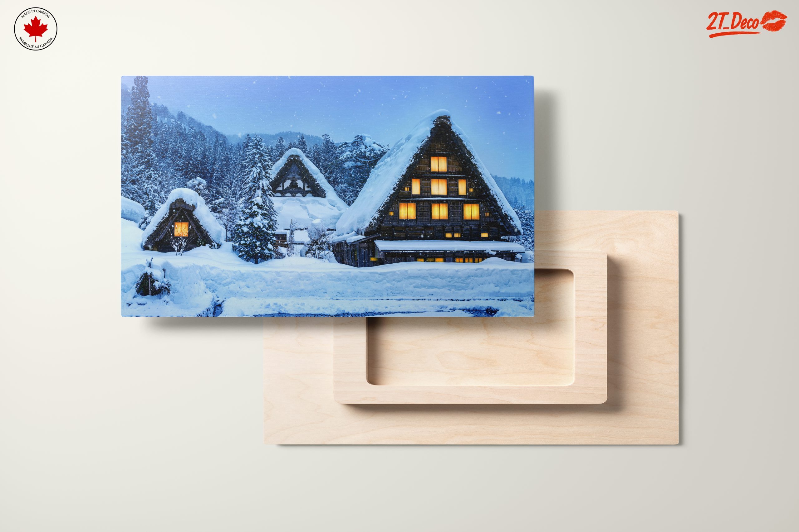 Charming Snowy Village in Winter - Image 11