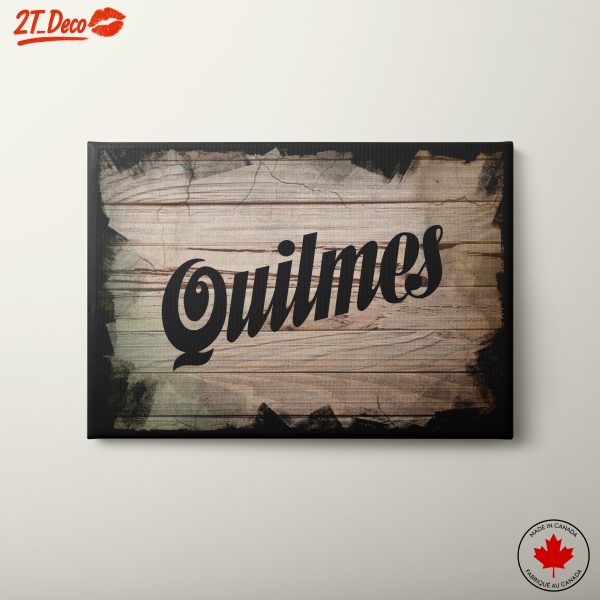 Quilmes Typography Wall Art