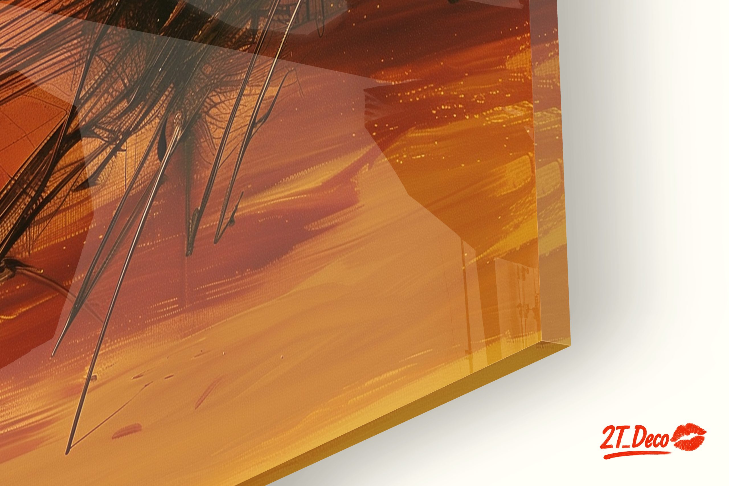 Introspective Abstract Art in Warm Tones - Image 9
