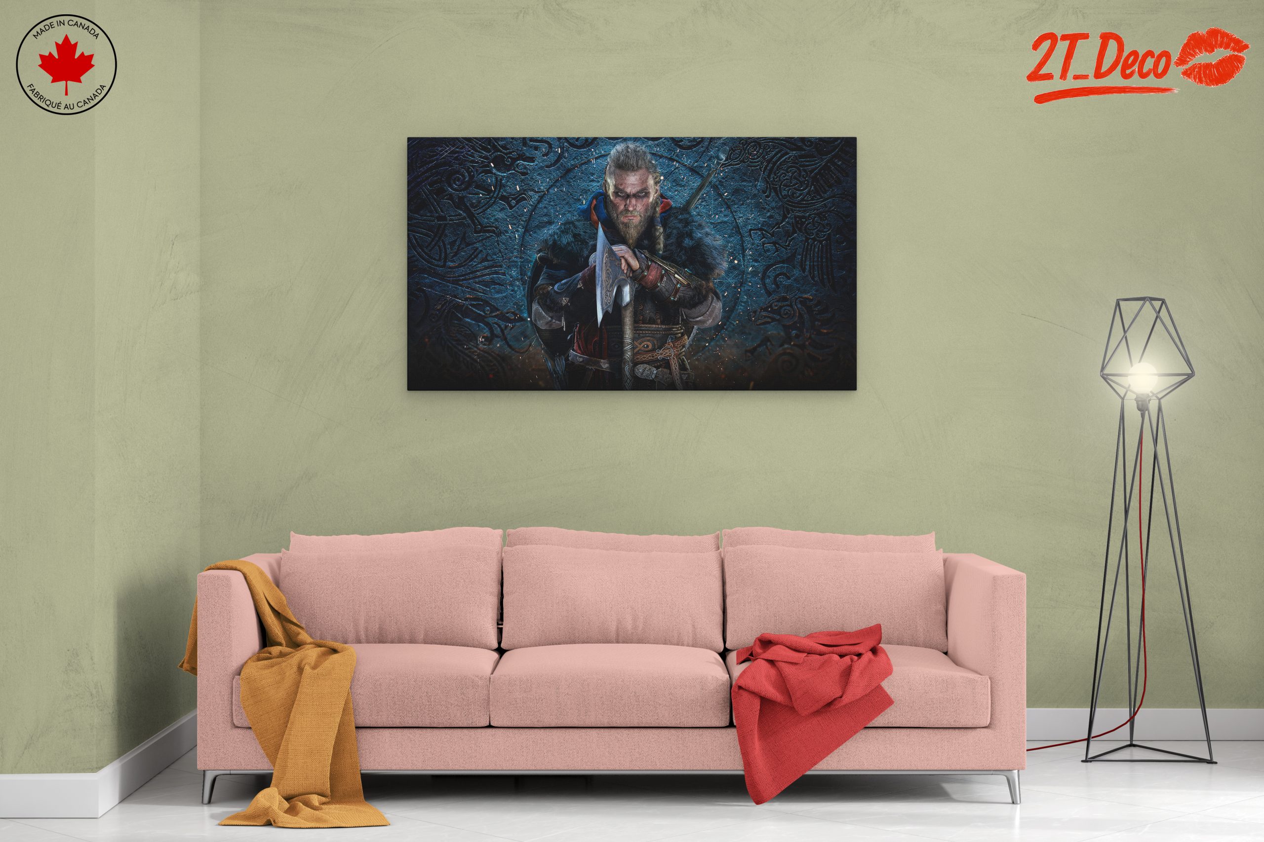Epic Viking Warrior Artwork from Assassin's Creed - Image 2