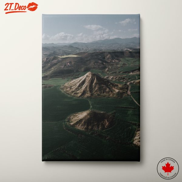 Majestic Natural Landscape of Hills and Fields