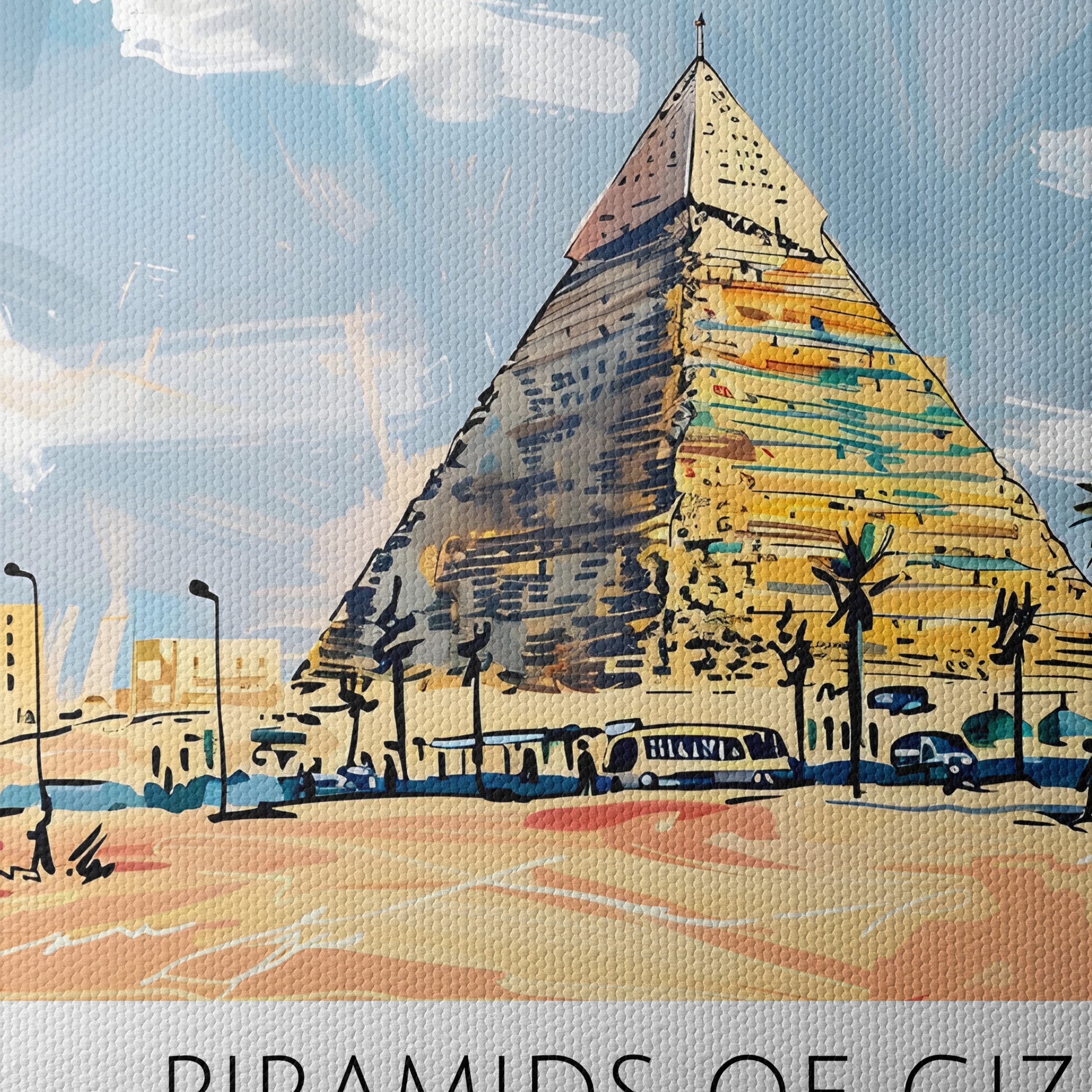 Stunning Pyramids of Giza Art - Image 4