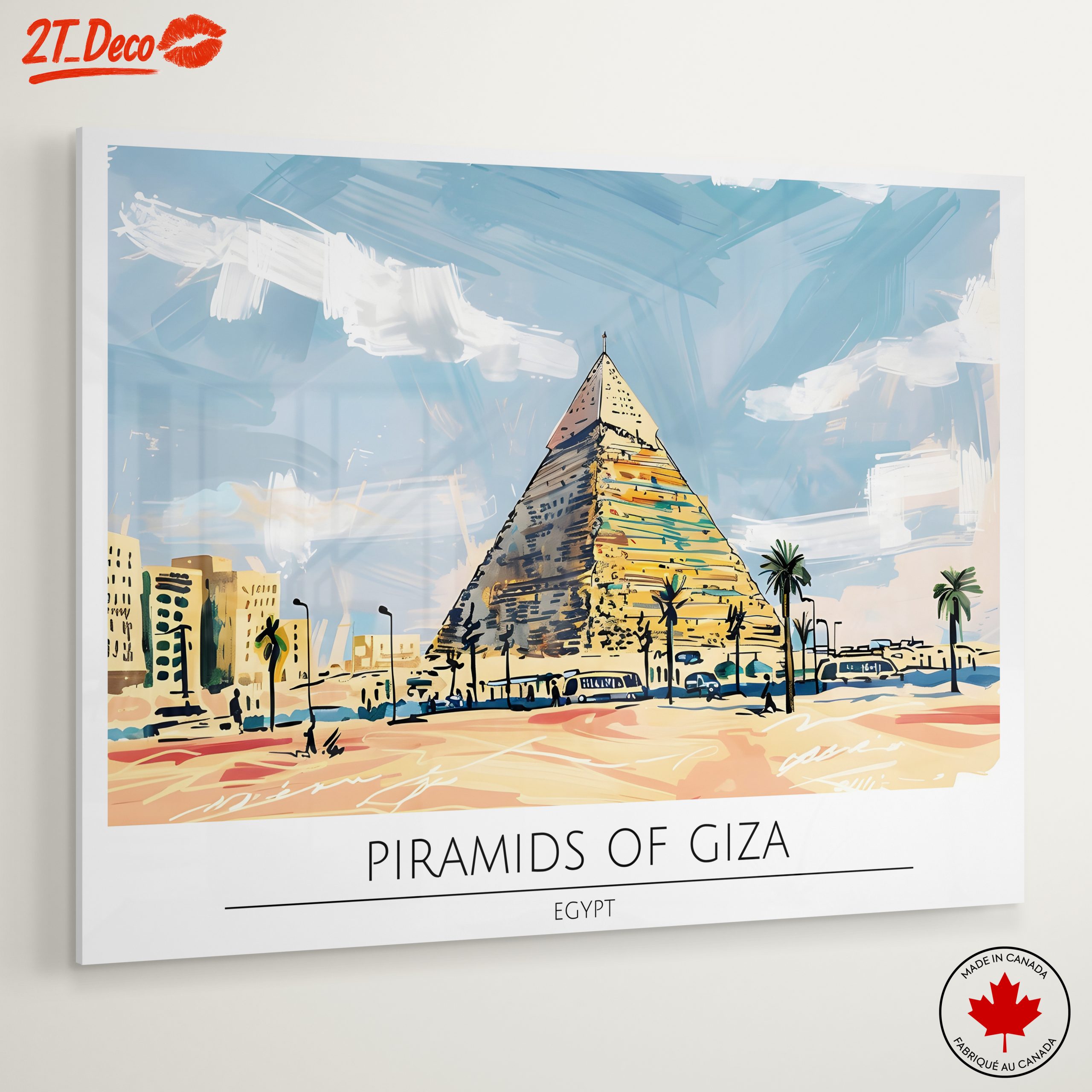 Stunning Pyramids of Giza Art - Image 6