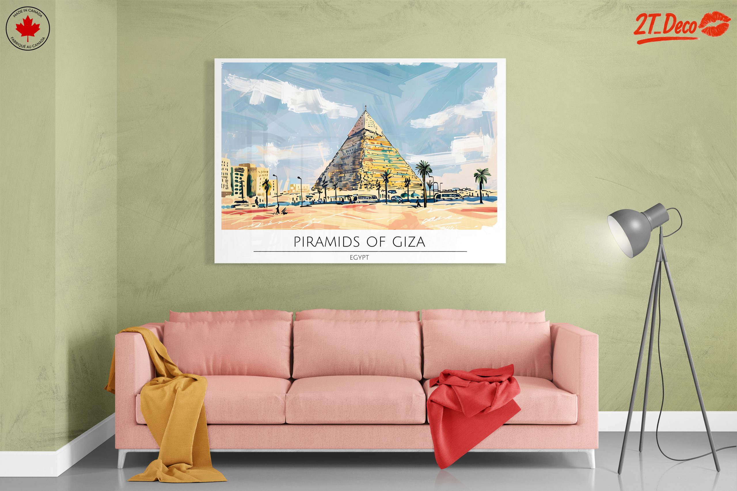 Stunning Pyramids of Giza Art - Image 7