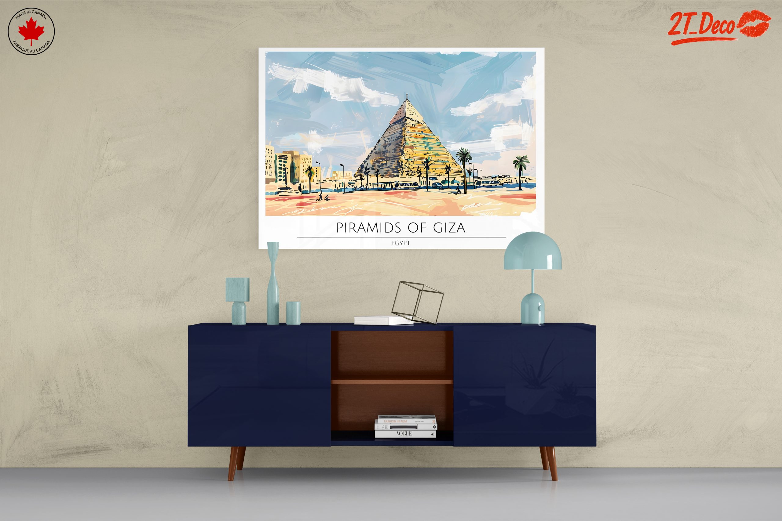 Stunning Pyramids of Giza Art - Image 8