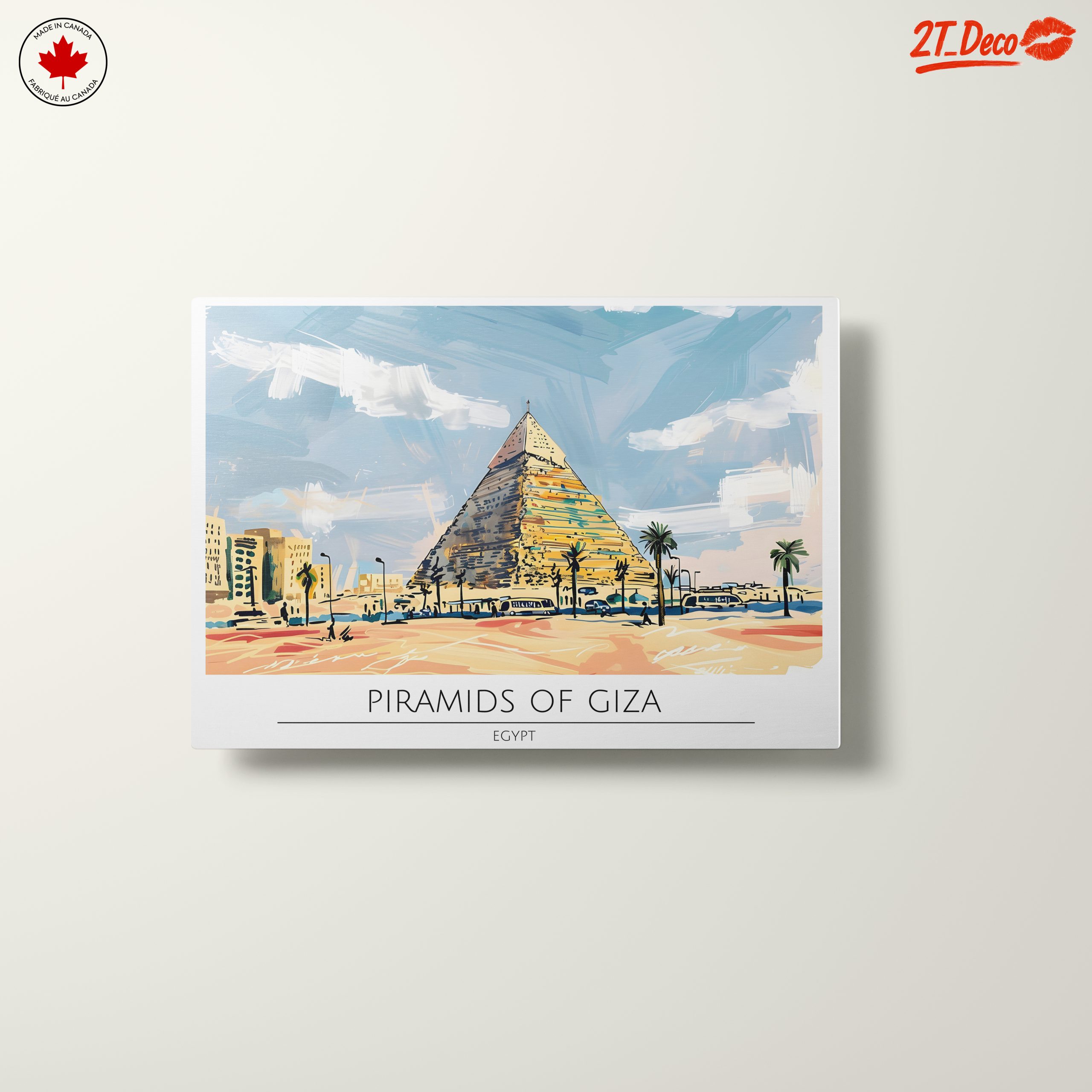 Stunning Pyramids of Giza Art - Image 10