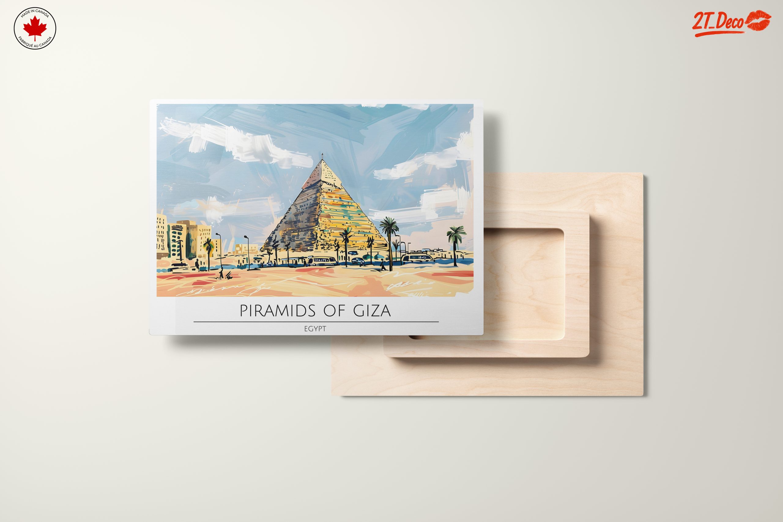 Stunning Pyramids of Giza Art - Image 11