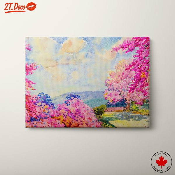 Colorful Flower Landscape Art