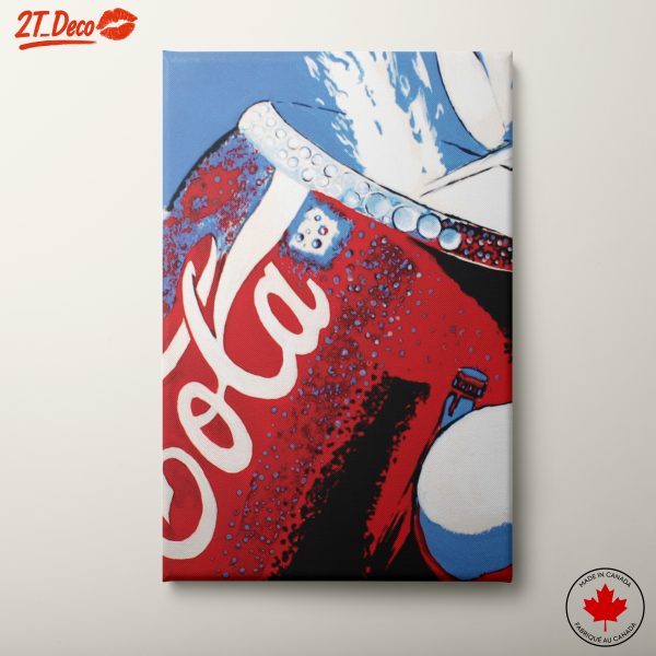 Colorful Coca-Cola Inspired Pop Art