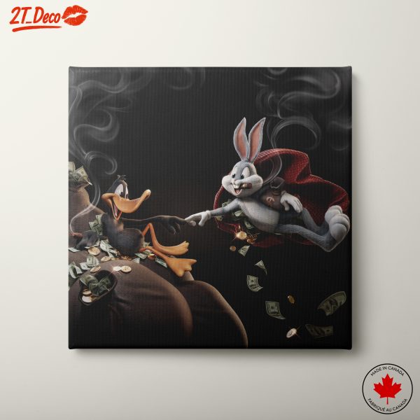 Bugs Bunny and Daffy Duck Money Scene