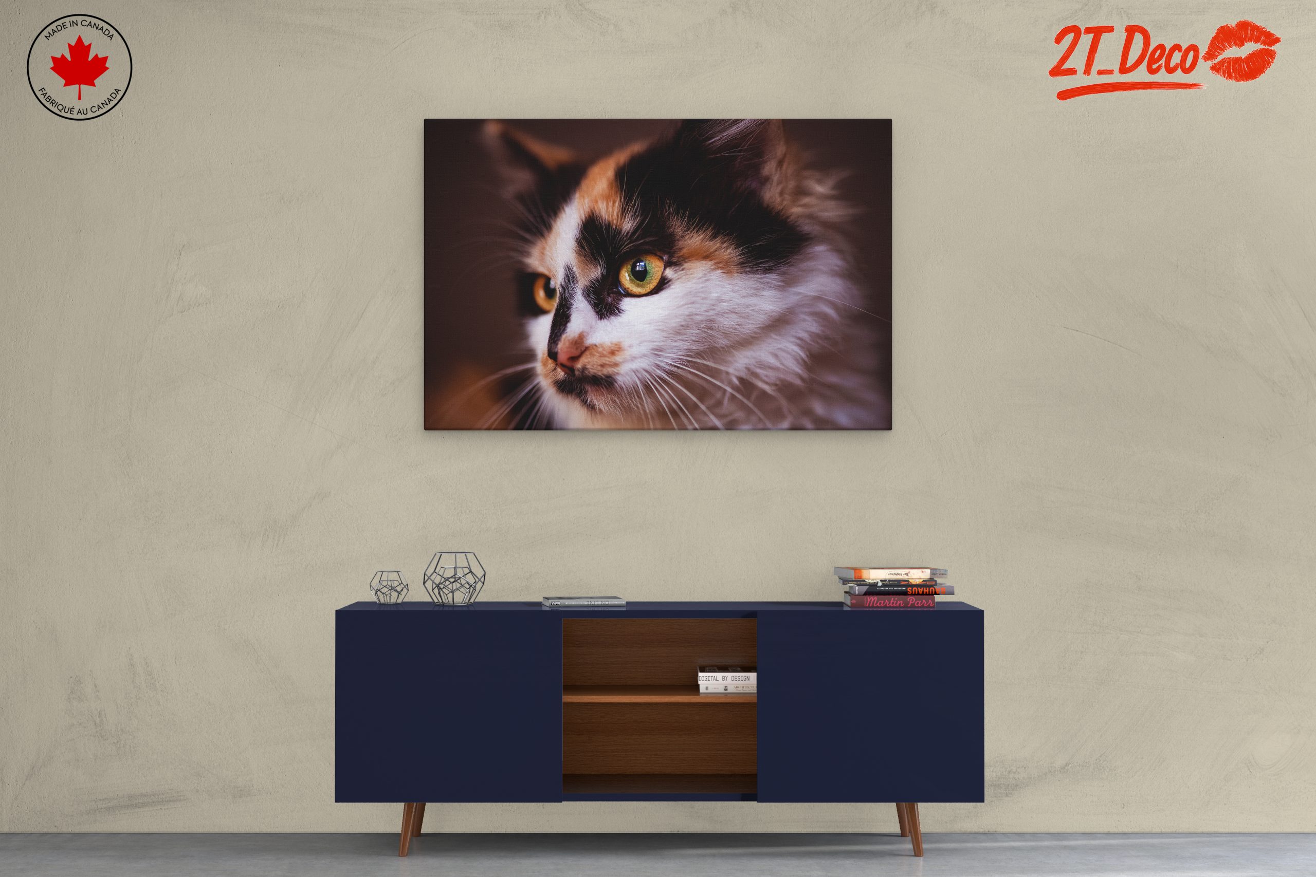 Close-Up Cat Portrait with Striking Eyes - Image 3