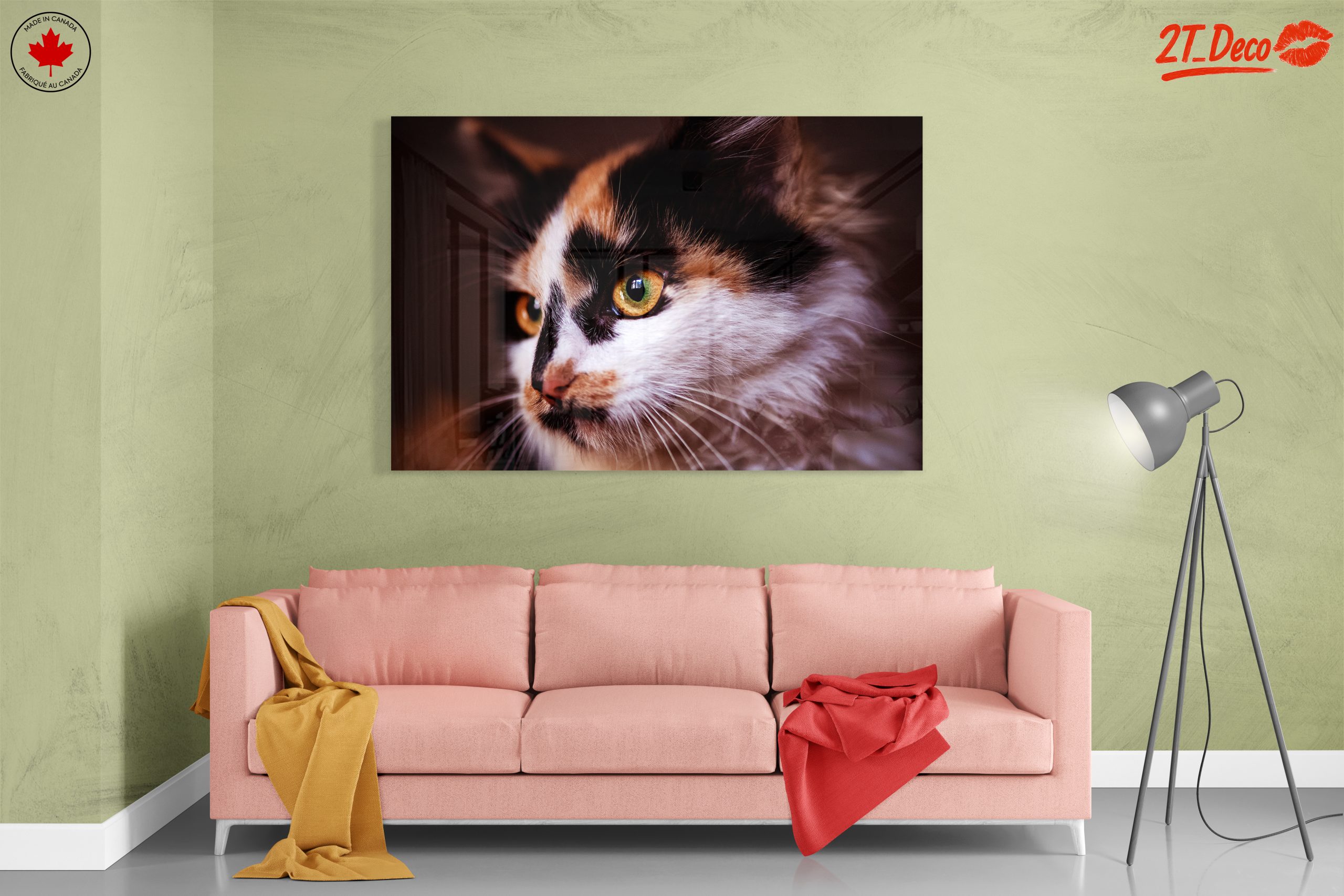 Close-Up Cat Portrait with Striking Eyes - Image 7